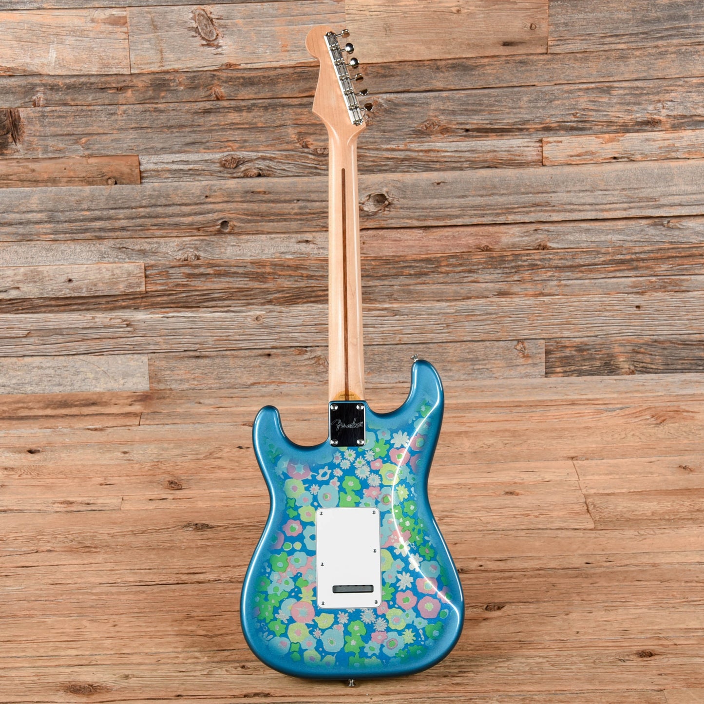 Fender '50s Stratocaster Reissue Neck with Unknown Body Blue Flower 1996 Electric Guitars / Solid Body