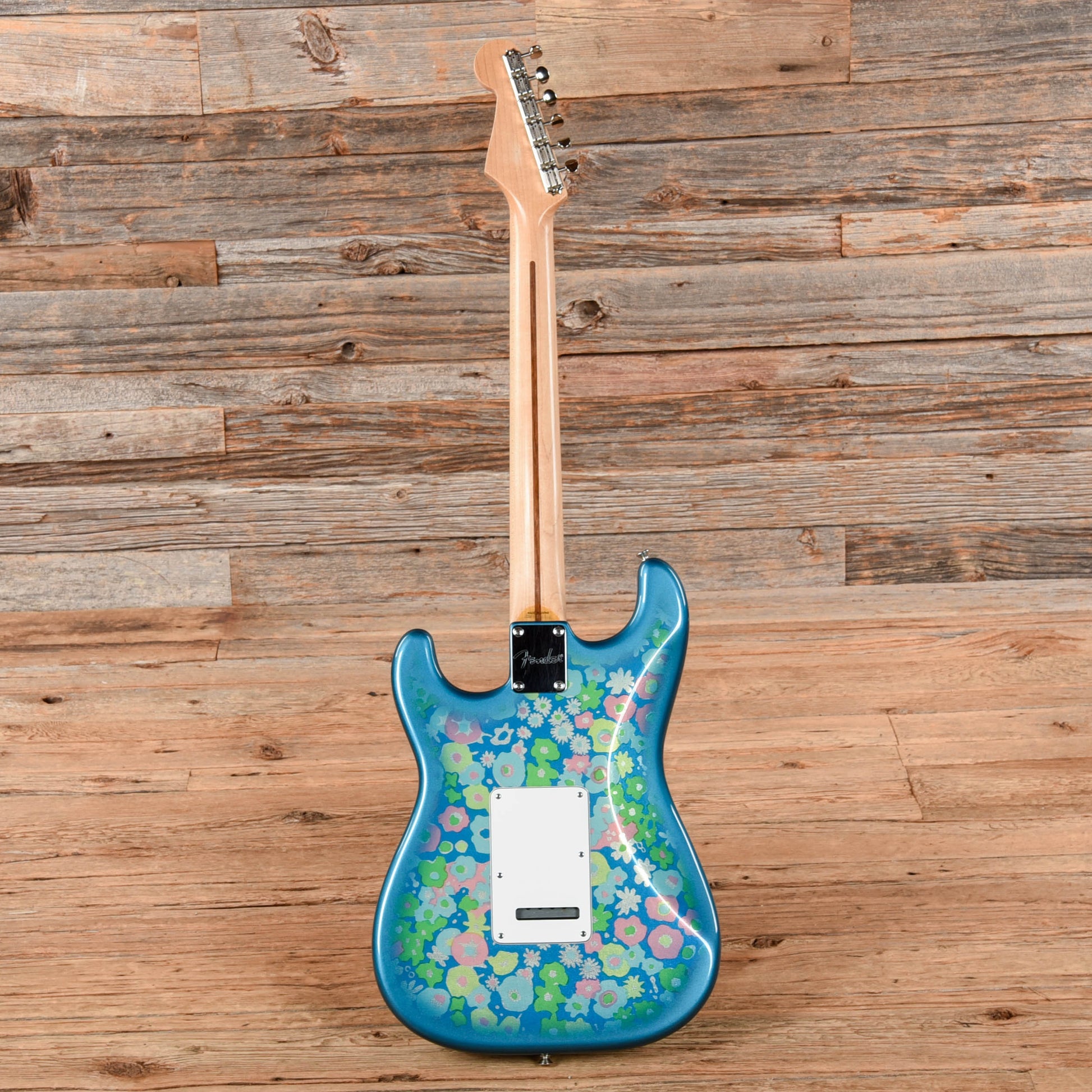 Fender '50s Stratocaster Reissue Neck with Unknown Body Blue Flower 1996 Electric Guitars / Solid Body