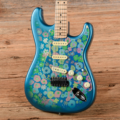 Fender '50s Stratocaster Reissue Neck with Unknown Body Blue Flower 1996 Electric Guitars / Solid Body