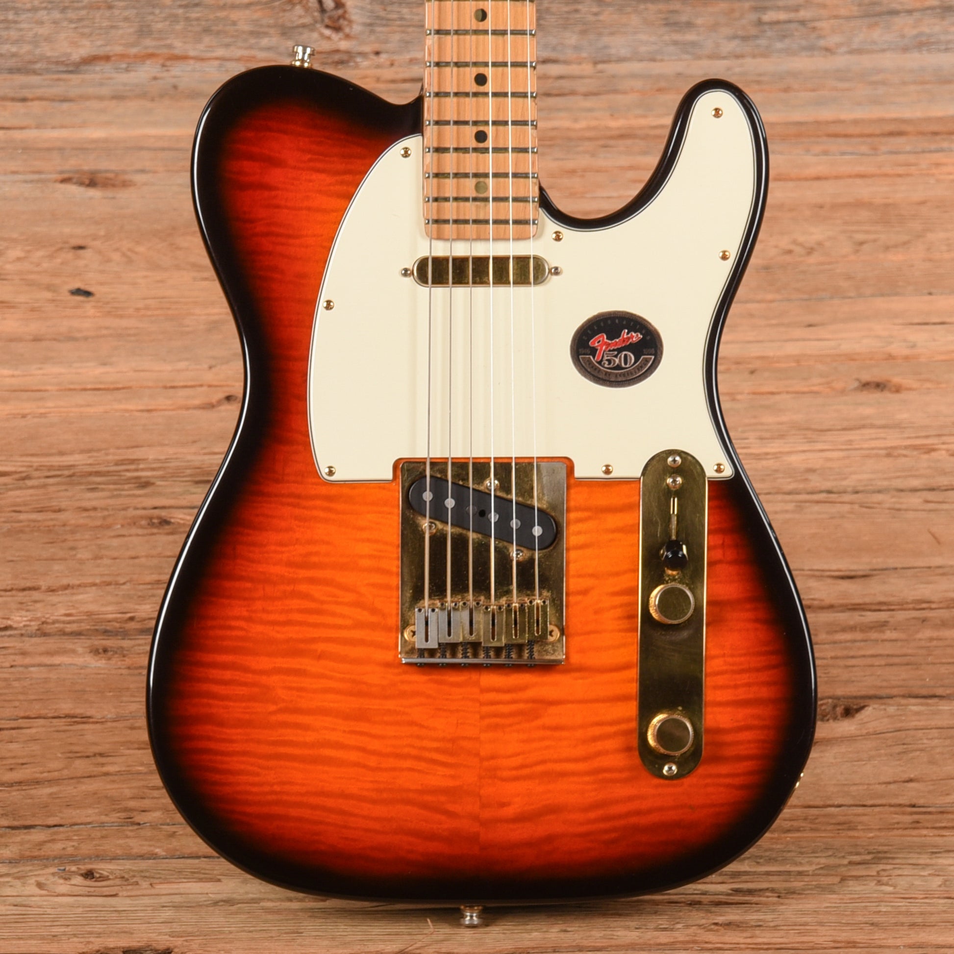Fender 50th Anniversary American Standard Telecaster Antique Burst 1996 Electric Guitars / Solid Body