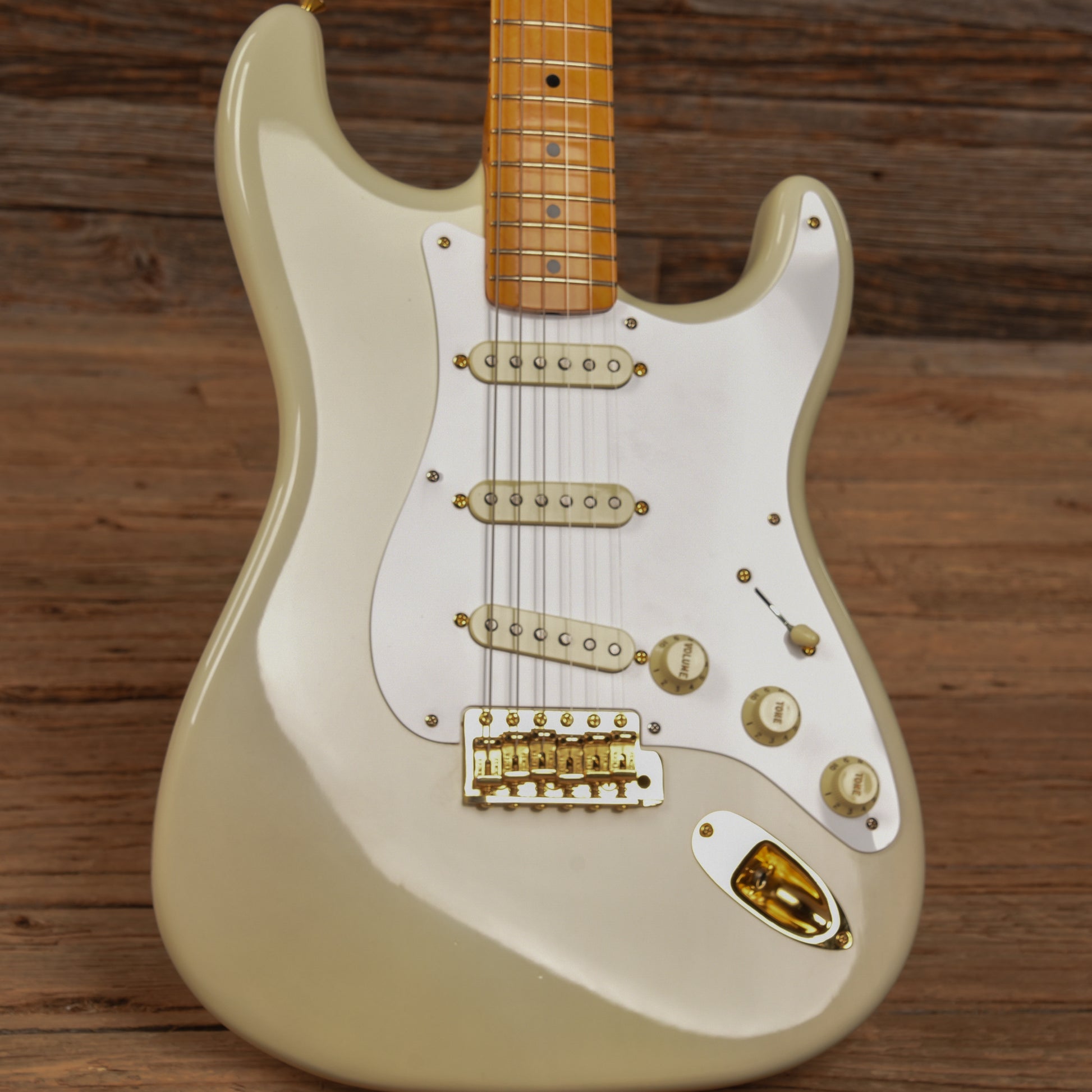 Fender 50th Anniversary American Vintage '57 Stratocaster Mary Kaye White Blonde 2007 Electric Guitars / Solid Body