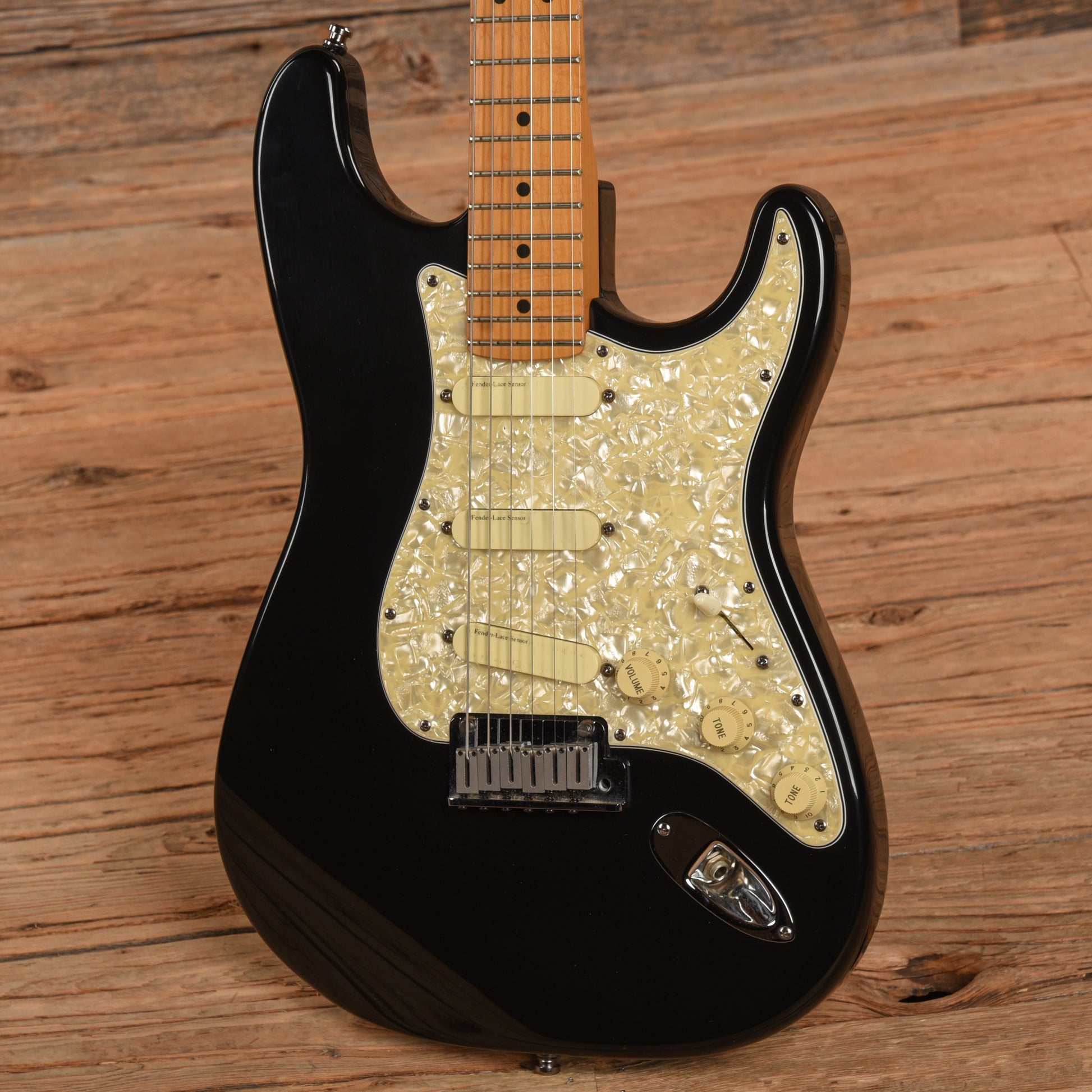 Fender 50th Anniversary Stratocaster Plus Black 1996 Electric Guitars / Solid Body