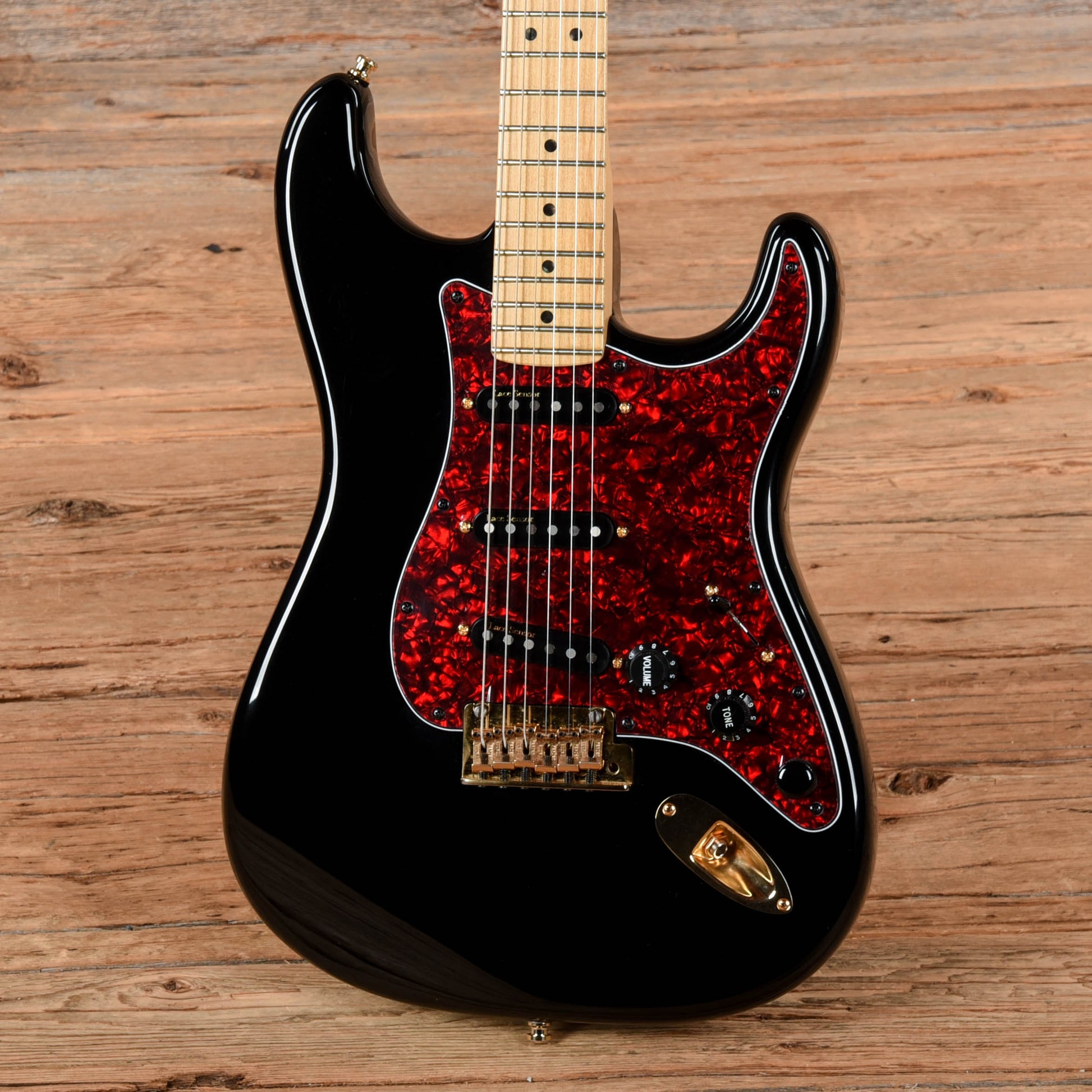 Fender 60th Anniversary Commemorative Stratocaster Neck with Unknown Body Black Electric Guitars / Solid Body