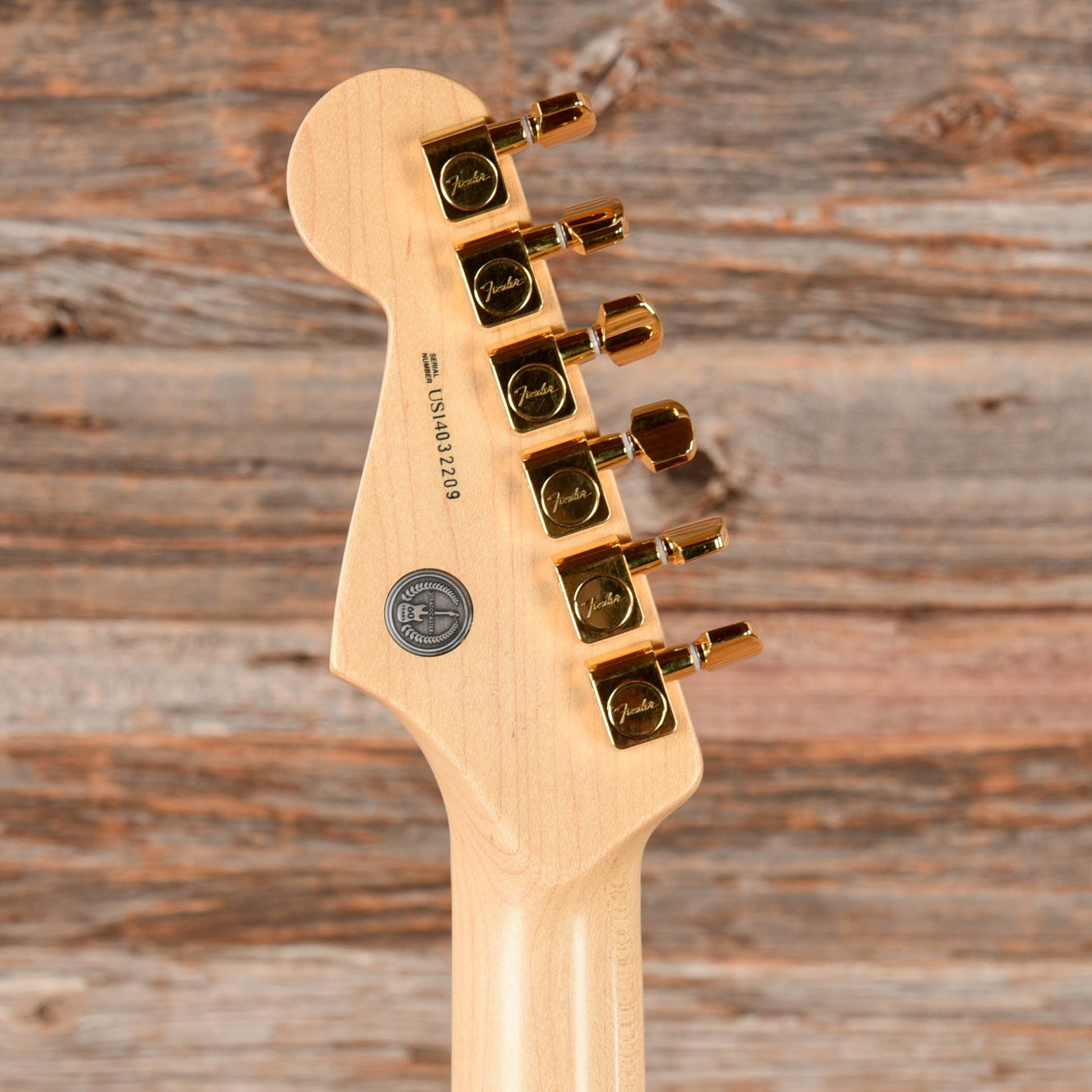 Fender 60th Anniversary Commemorative Stratocaster Neck with Unknown Body Black Electric Guitars / Solid Body