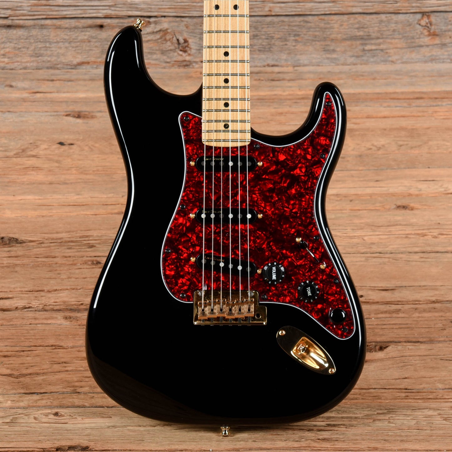 Fender 60th Anniversary Commemorative Stratocaster Neck with Unknown Body Black Electric Guitars / Solid Body