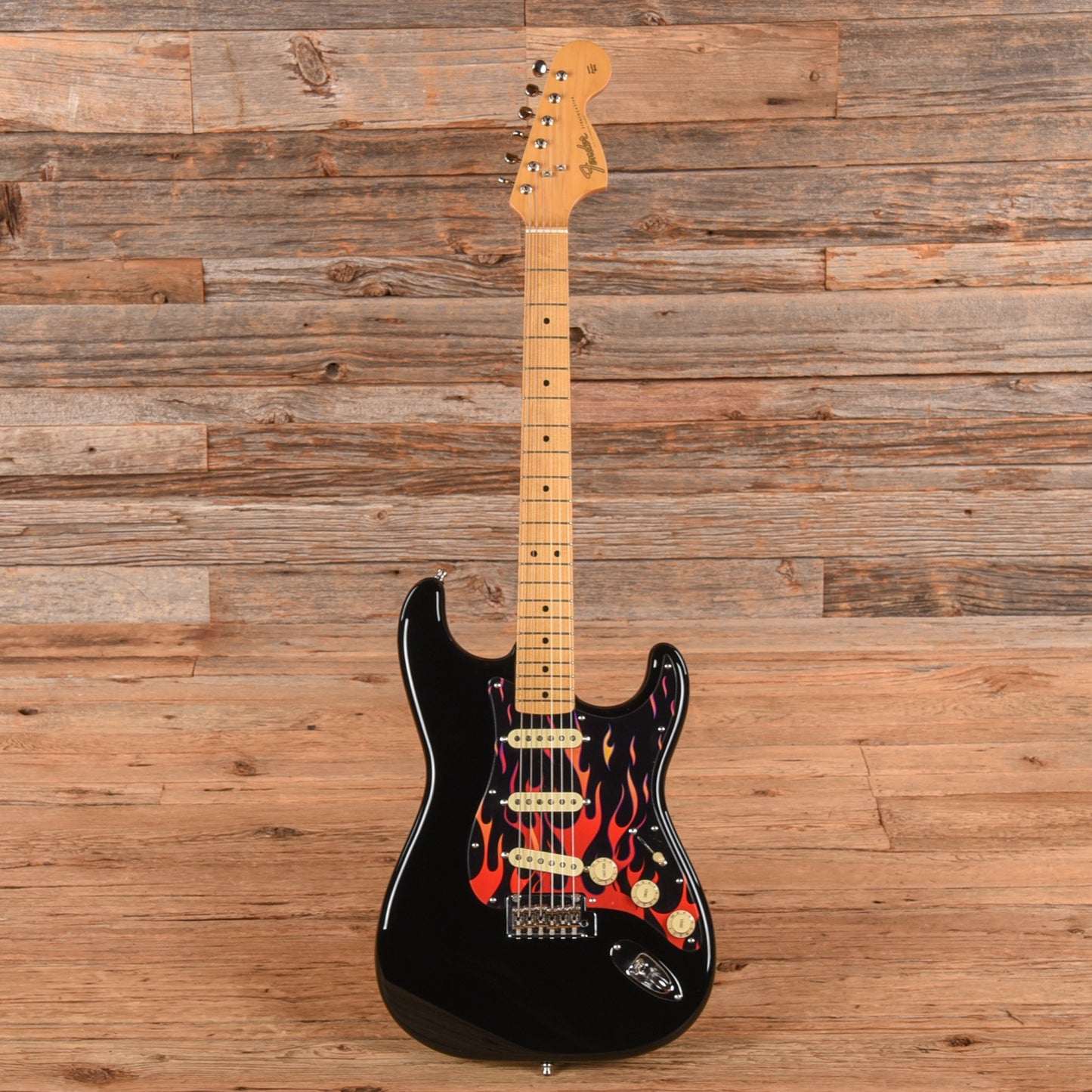 Fender '68 Stratocaster Reissue Neck with Unknown Body Black 1999 Electric Guitars / Solid Body