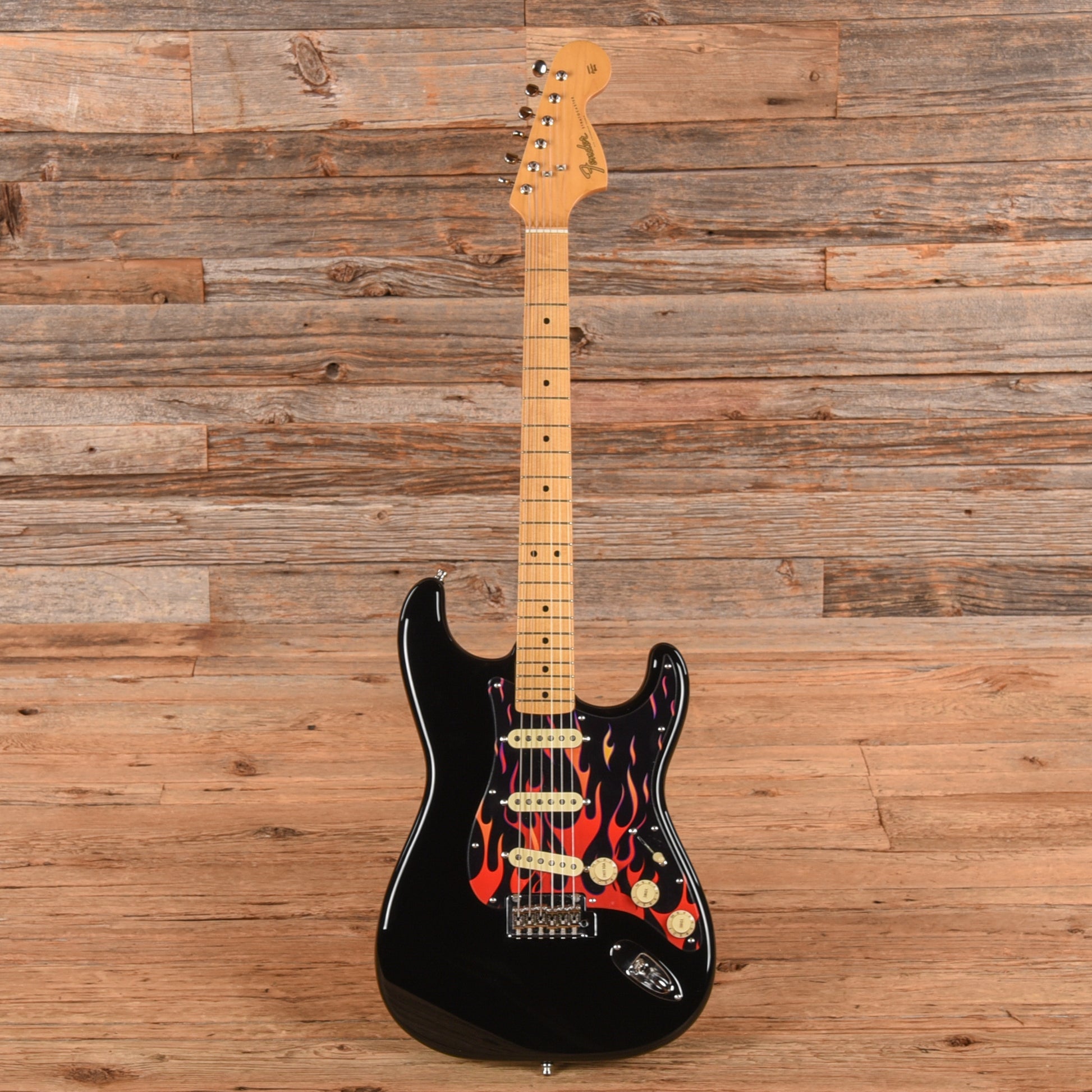 Fender '68 Stratocaster Reissue Neck with Unknown Body Black 1999 Electric Guitars / Solid Body