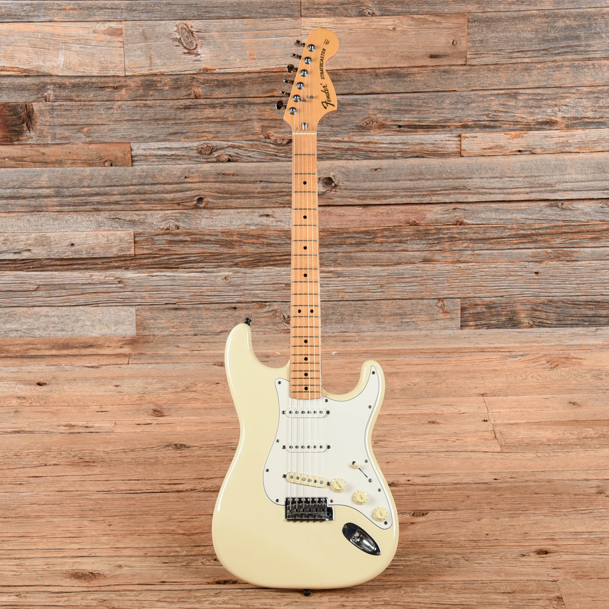 Fender '70s Stratocaster CIJ Olympic White Electric Guitars / Solid Body