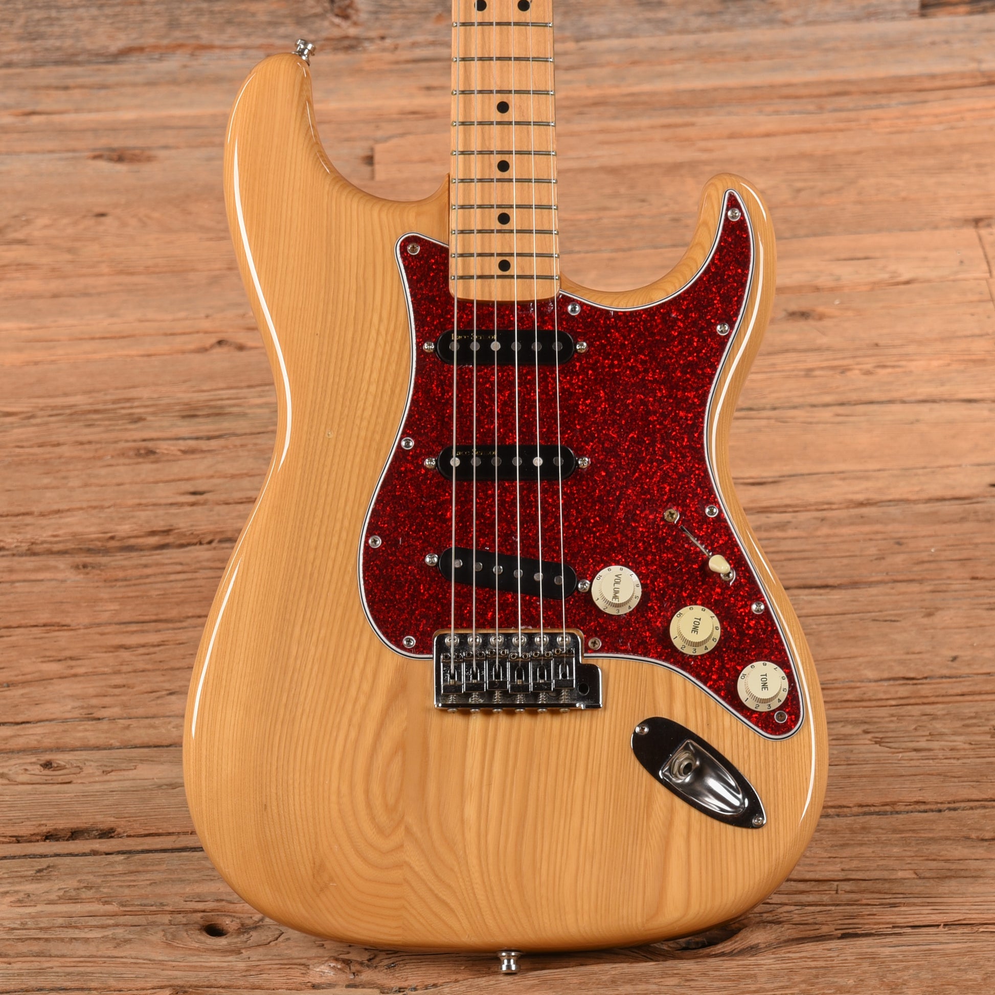 Fender '70s Stratocaster Natural 1990 Electric Guitars / Solid Body