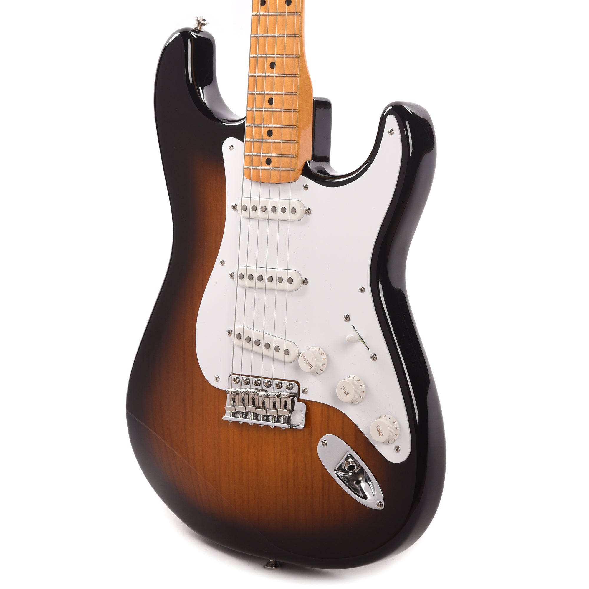 Fender 70th Anniversary American Vintage II 1954 Stratocaster 2-Color Sunburst Electric Guitars / Solid Body