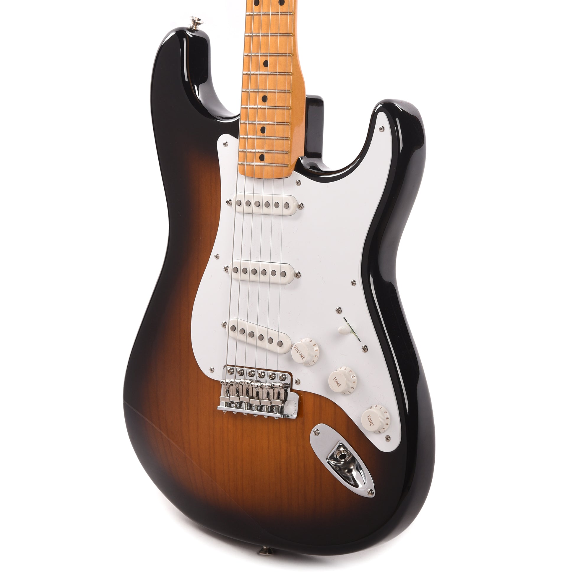 Fender 70th Anniversary American Vintage II 1954 Stratocaster 2-Color Sunburst Electric Guitars / Solid Body