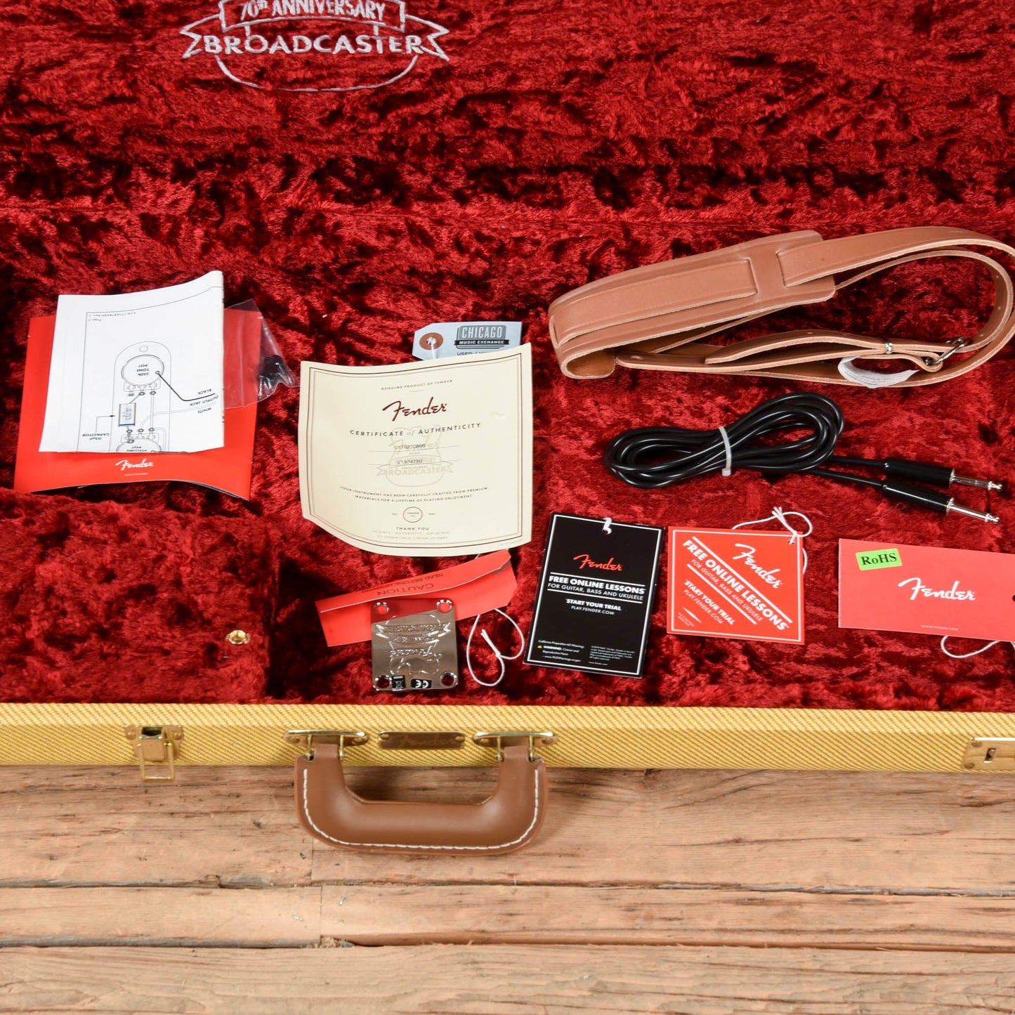 Fender 70th Anniversary Broadcaster Blonde 2020 Electric Guitars / Solid Body