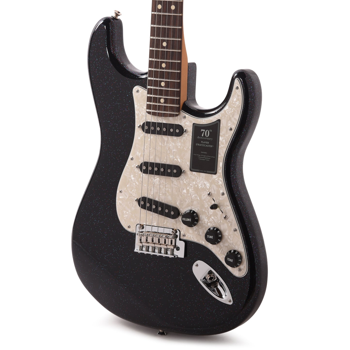 Fender 70th Anniversary Player Stratocaster Nebula Noir Electric Guitars / Solid Body