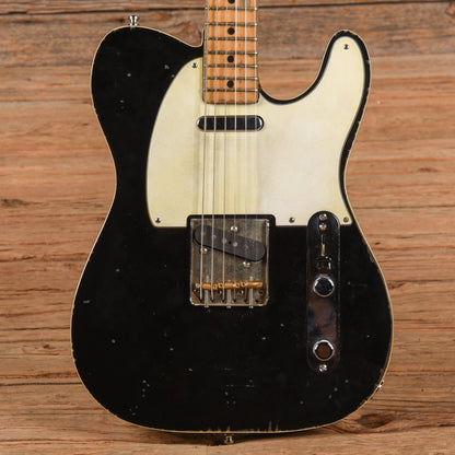 Fender '73 Telecaster Neck on Replacement Body Black Electric Guitars / Solid Body