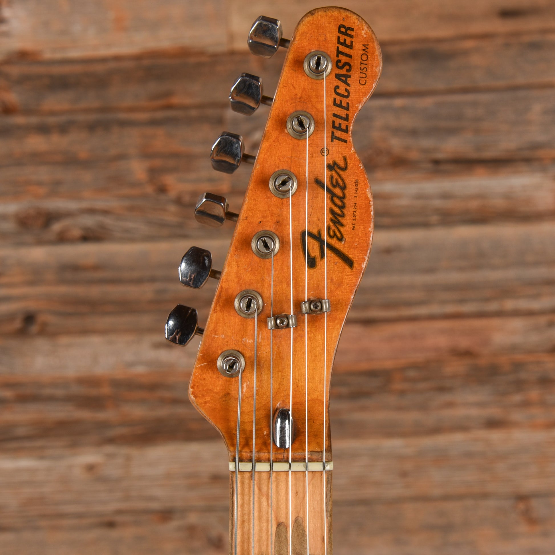 Fender '73 Telecaster Neck on Replacement Body Black Electric Guitars / Solid Body