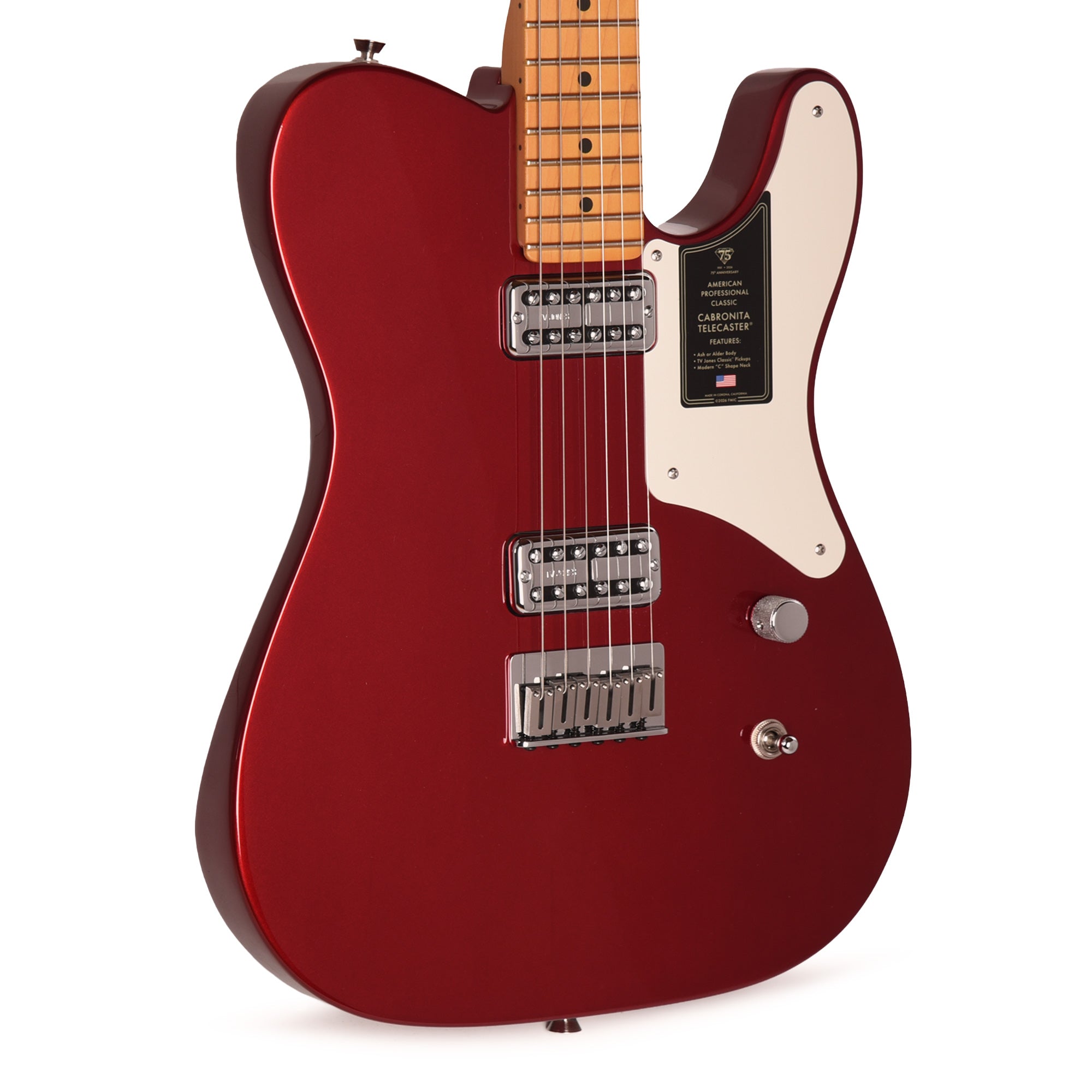 Fender 75th Anniversary American Professional Classic Cabronita Telecaster Candy Apple Red Electric Guitars / Solid Body