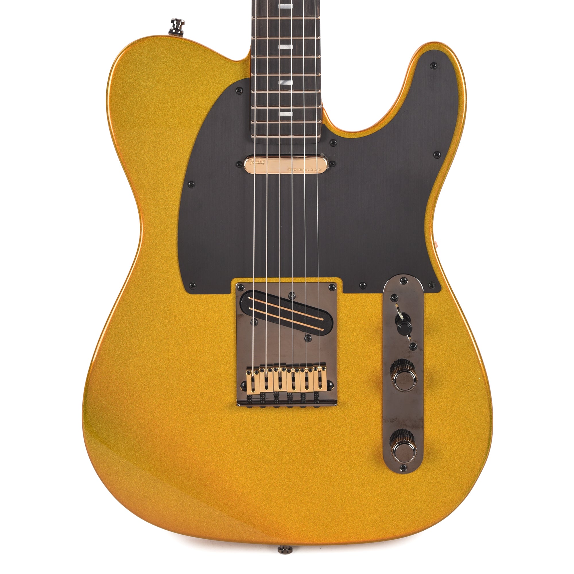 Fender 75th Anniversary American Ultra II Telecaster Ebony Fingerboard Liquid Gold Electric Guitars / Solid Body
