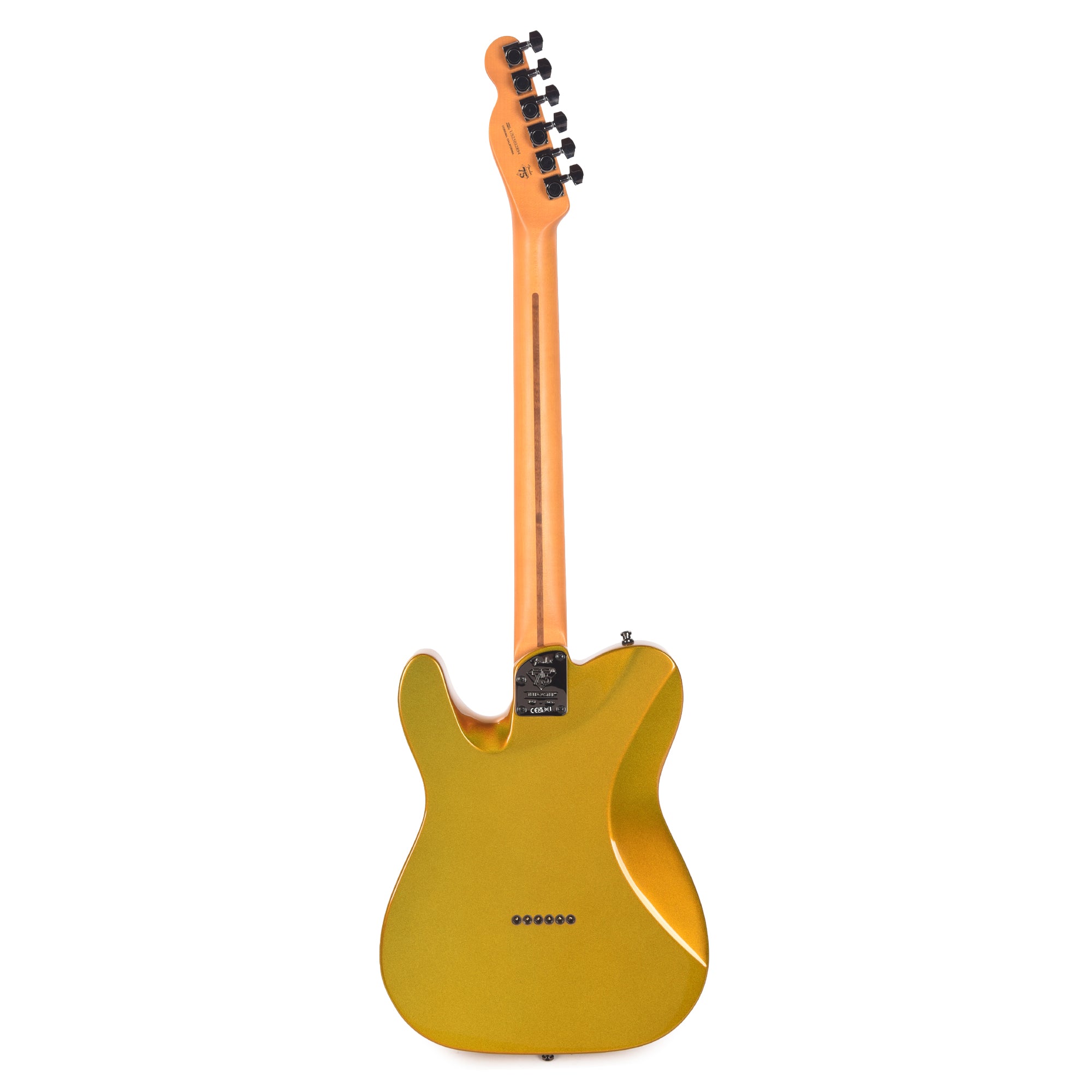 Fender 75th Anniversary American Ultra II Telecaster Ebony Fingerboard Liquid Gold Electric Guitars / Solid Body