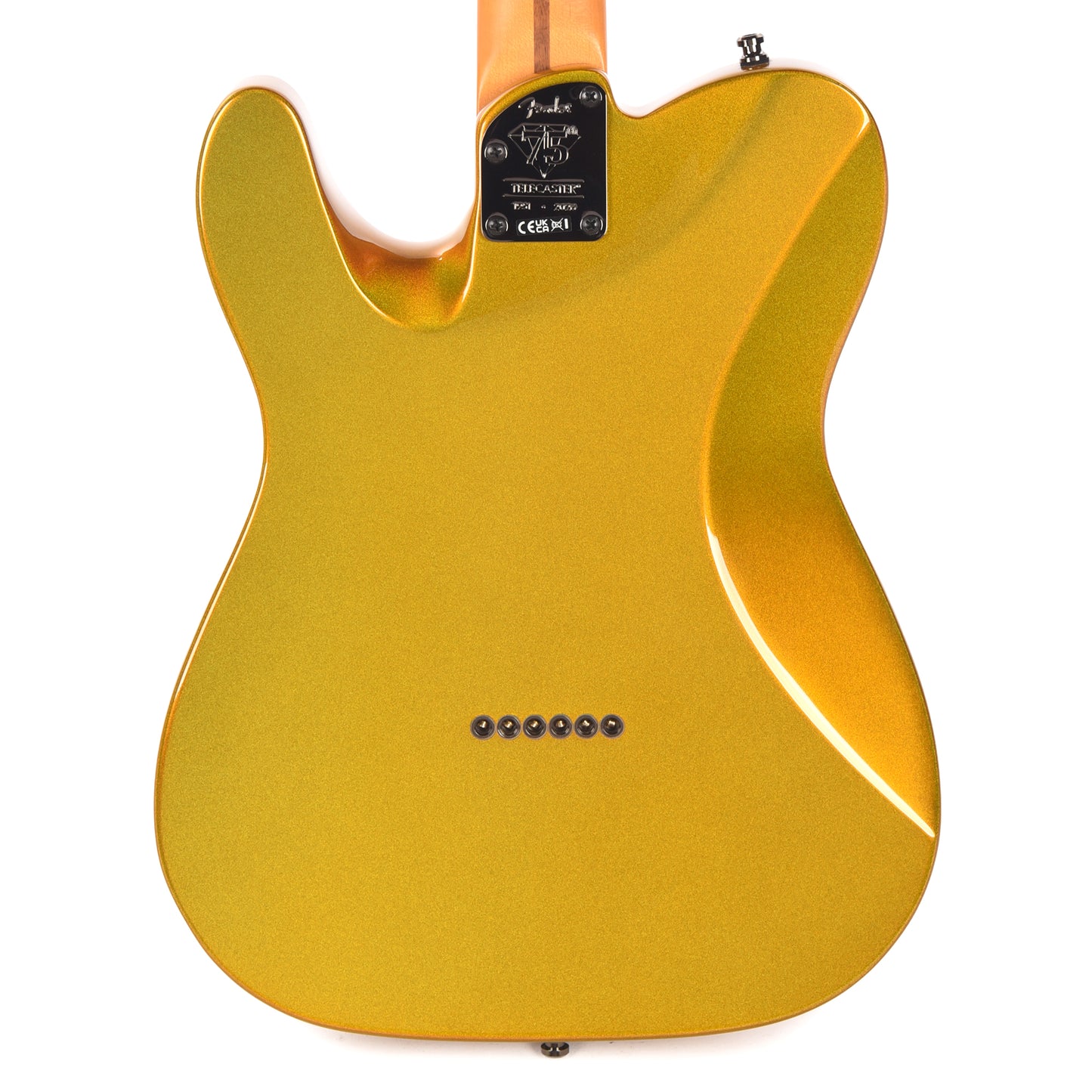 Fender 75th Anniversary American Ultra II Telecaster Ebony Fingerboard Liquid Gold Electric Guitars / Solid Body