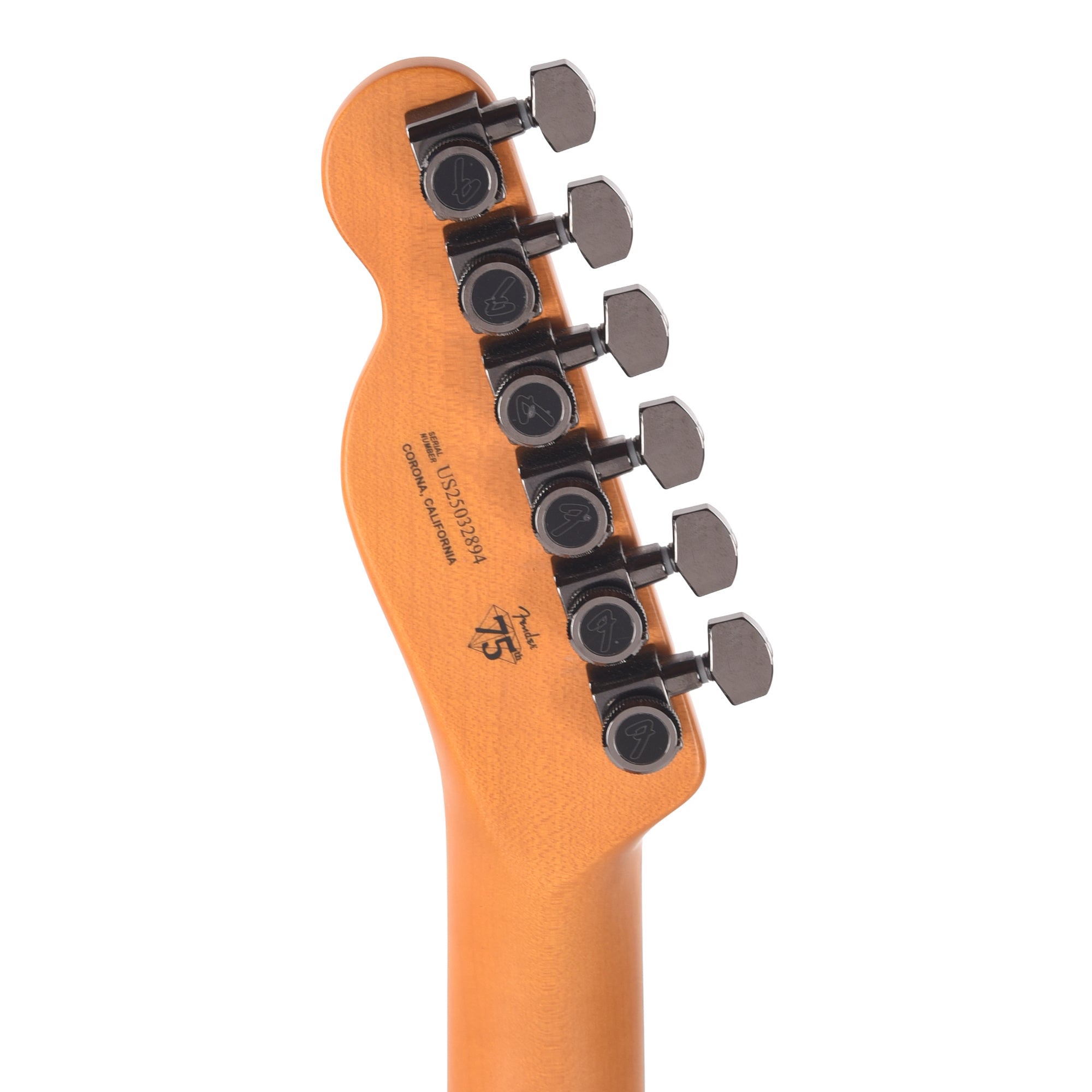 Fender 75th Anniversary American Ultra II Telecaster Ebony Fingerboard Liquid Gold Electric Guitars / Solid Body