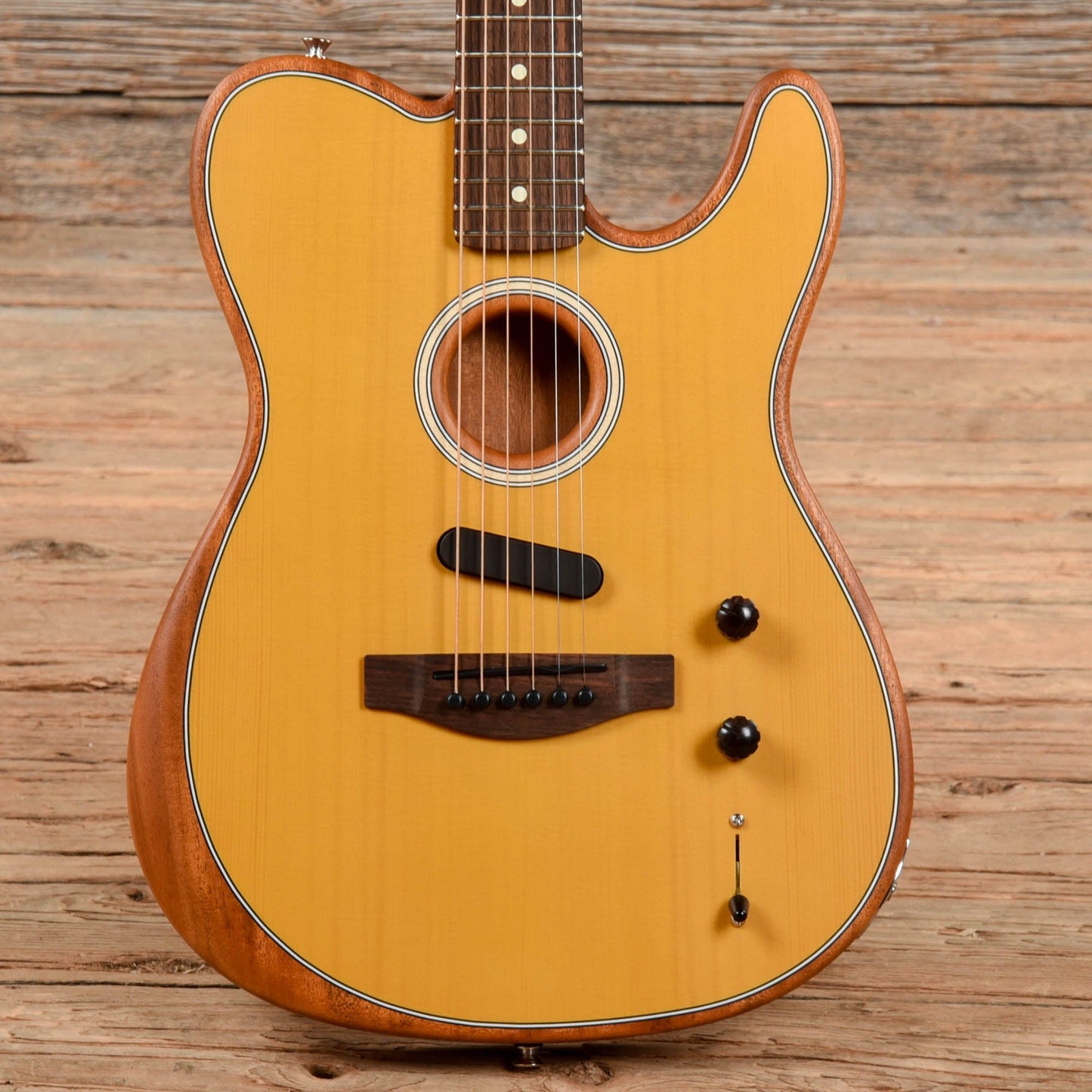 Fender Acoustasonic Player Telecaster Butterscotch Blonde Electric Guitars / Solid Body