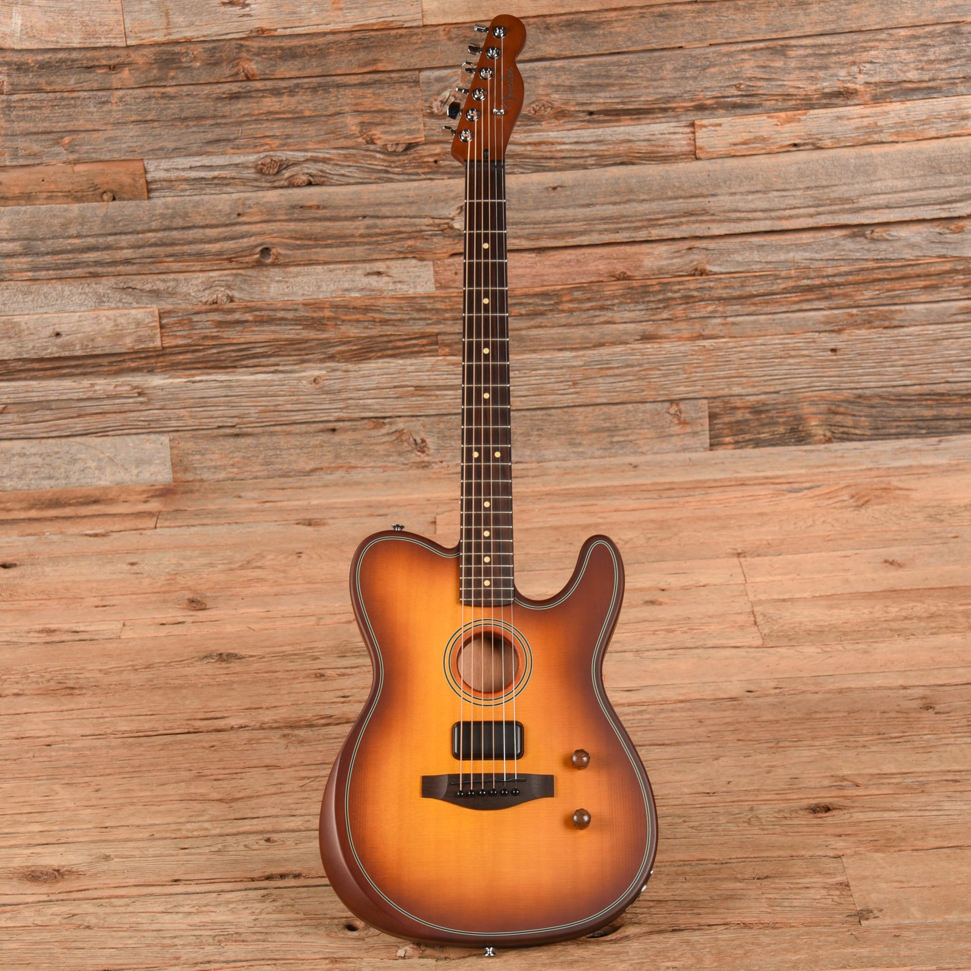 Fender Acoustasonic Standard Telecaster Sunburst 2025 Electric Guitars / Solid Body