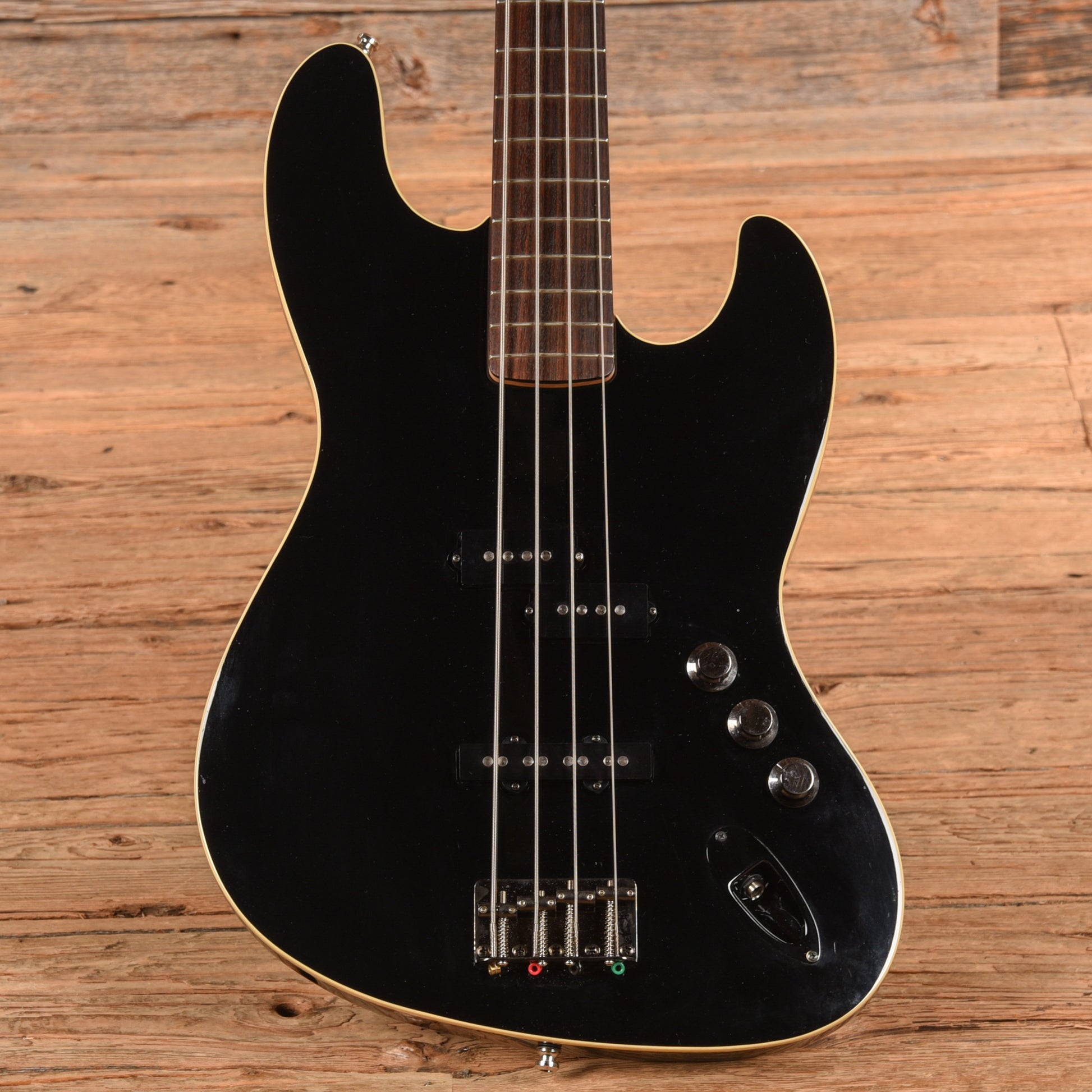 Fender Aerodyne Jazz Bass Black 2019 Electric Guitars / Solid Body