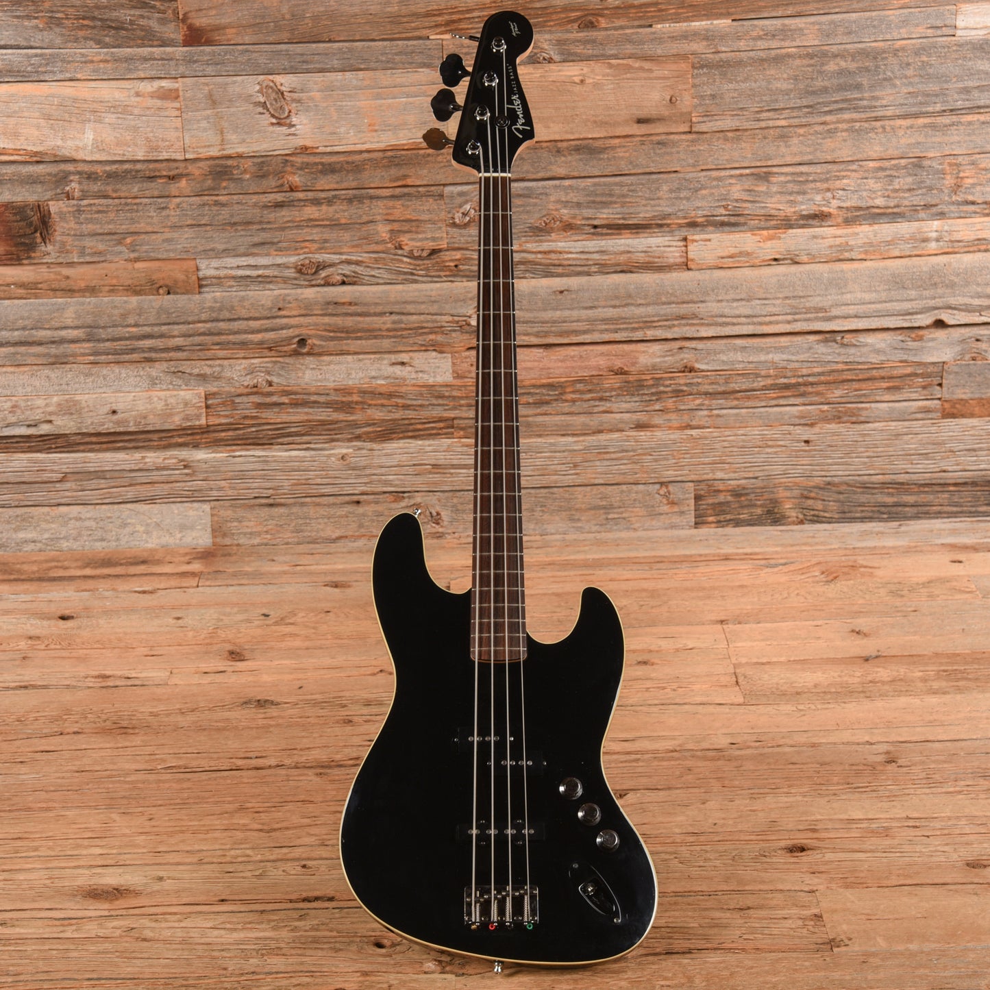 Fender Aerodyne Jazz Bass Black 2019 Electric Guitars / Solid Body