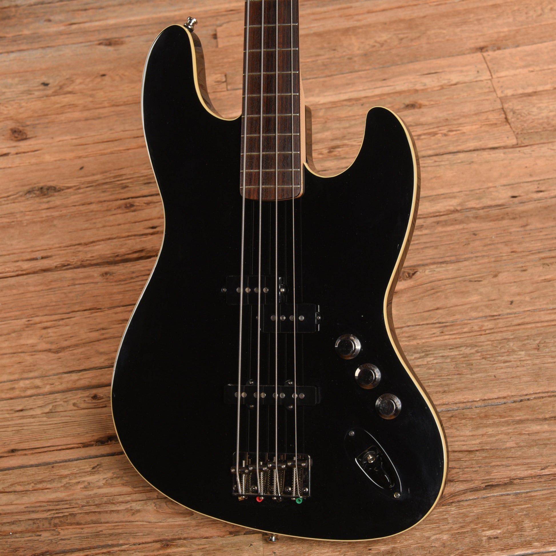 Fender Aerodyne Jazz Bass Black 2019 Electric Guitars / Solid Body