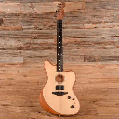 Fender American Acoustasonic Jazzmaster Natural 2022 Electric Guitars / Solid Body