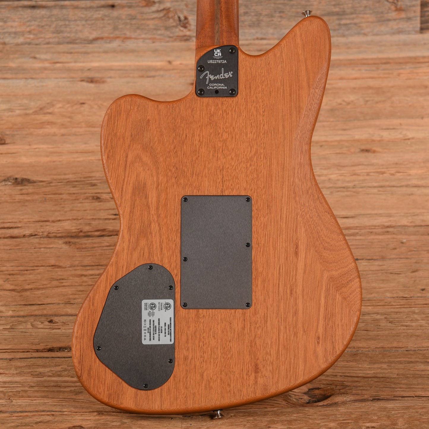 Fender American Acoustasonic Jazzmaster Natural 2022 Electric Guitars / Solid Body