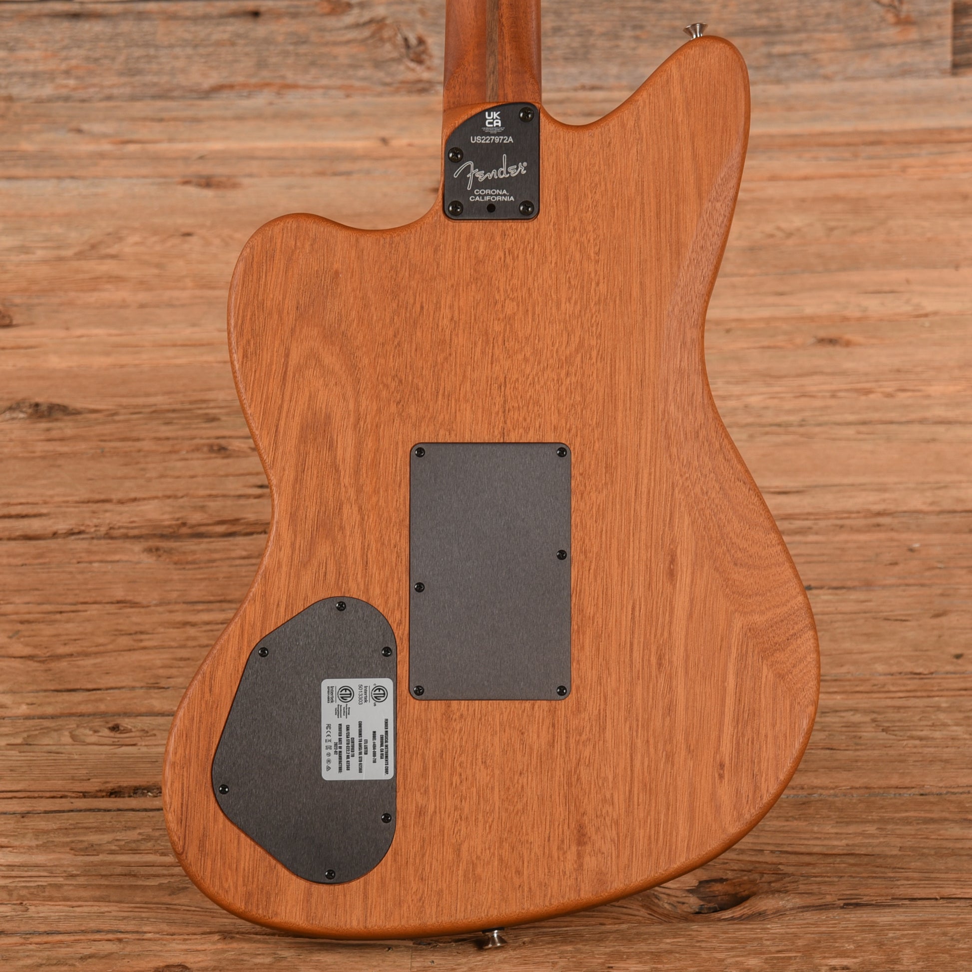 Fender American Acoustasonic Jazzmaster Natural 2022 Electric Guitars / Solid Body