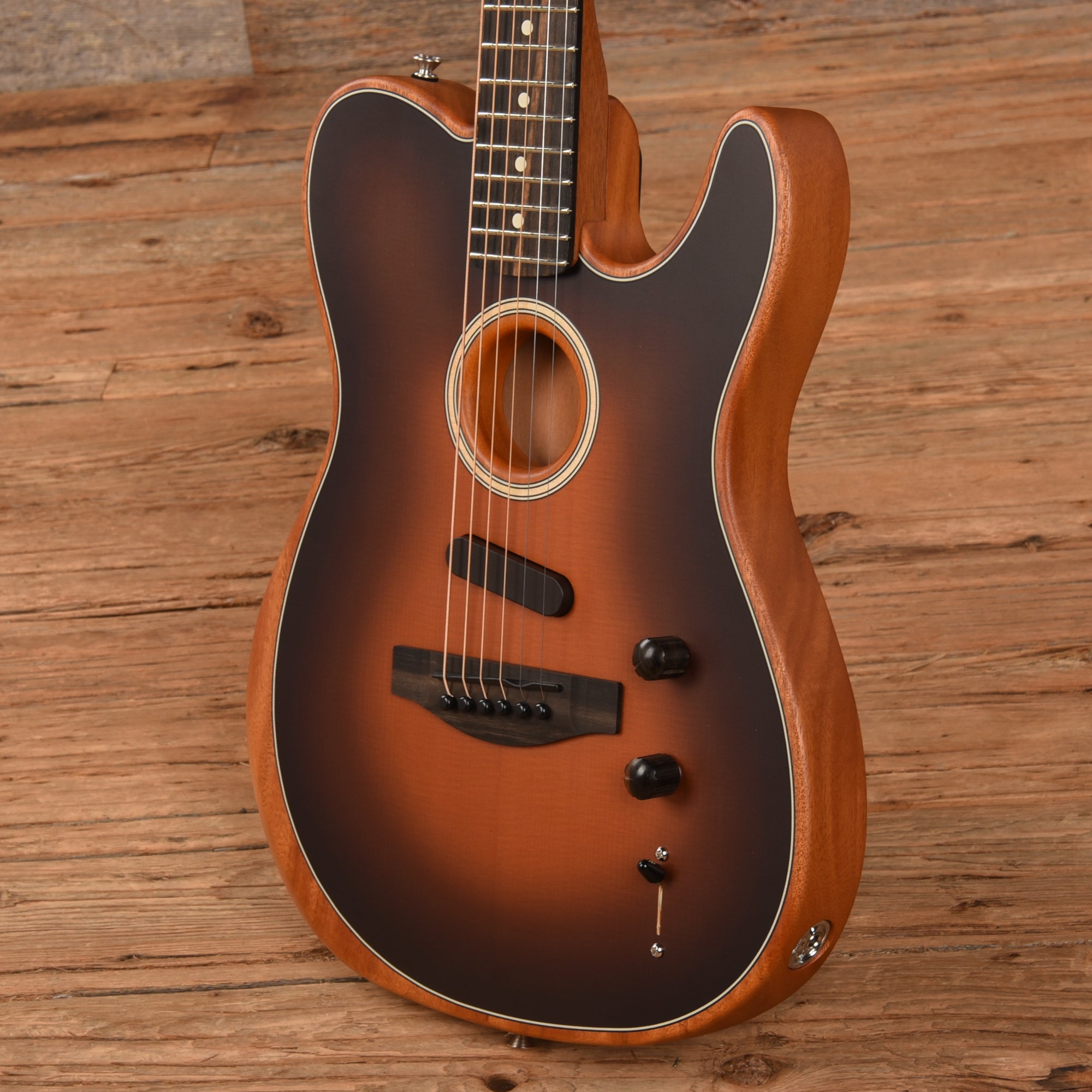 Fender American Acoustasonic Telecaster Sunburst 2021 Electric Guitars / Solid Body