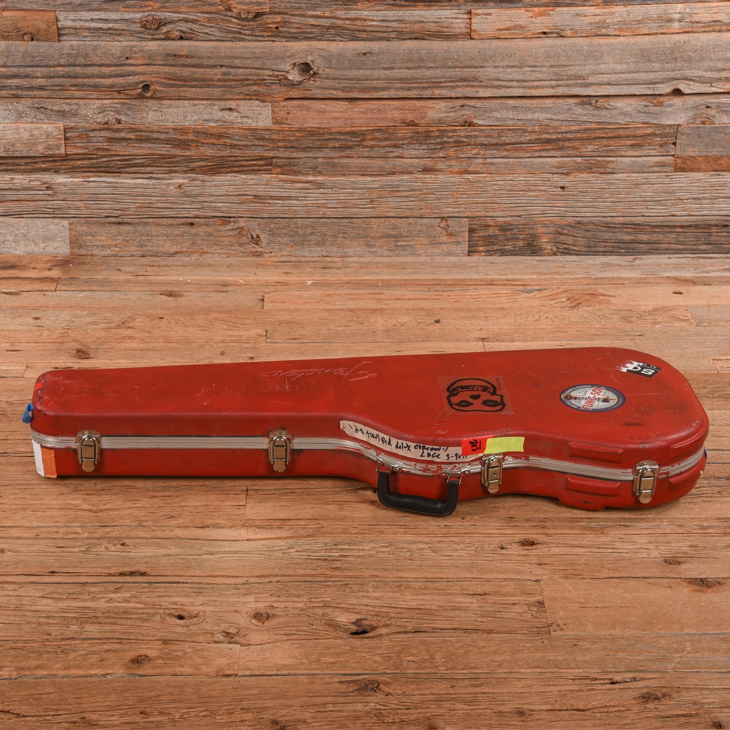 Fender American Channel Bound Stratocaster Neck With Deluxe Stratocaster Body Crimson Red Transparent 2020 Electric Guitars / Solid Body