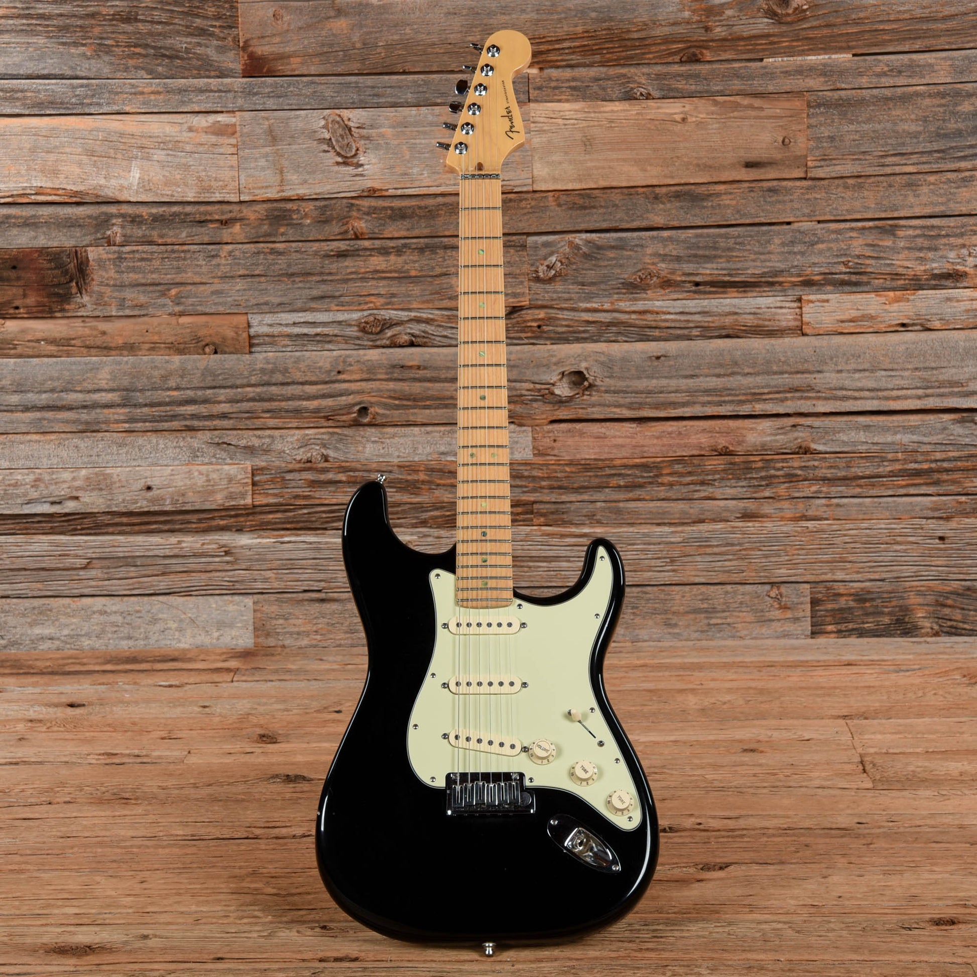 Fender American Deluxe Fat Stratocaster Black 2003 Electric Guitars / Solid Body