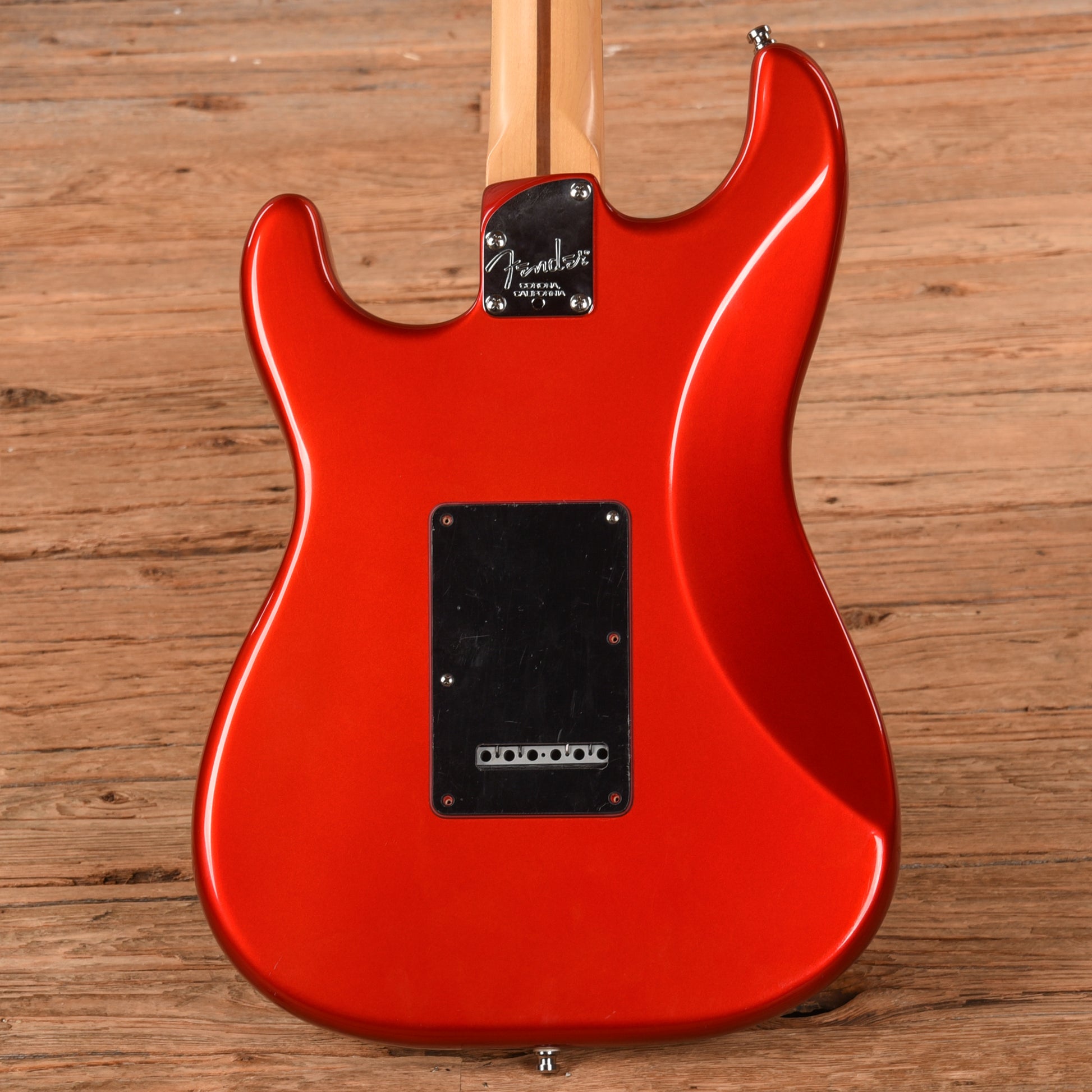 Fender American Deluxe Fat Stratocaster Chrome Red 2002 Electric Guitars / Solid Body
