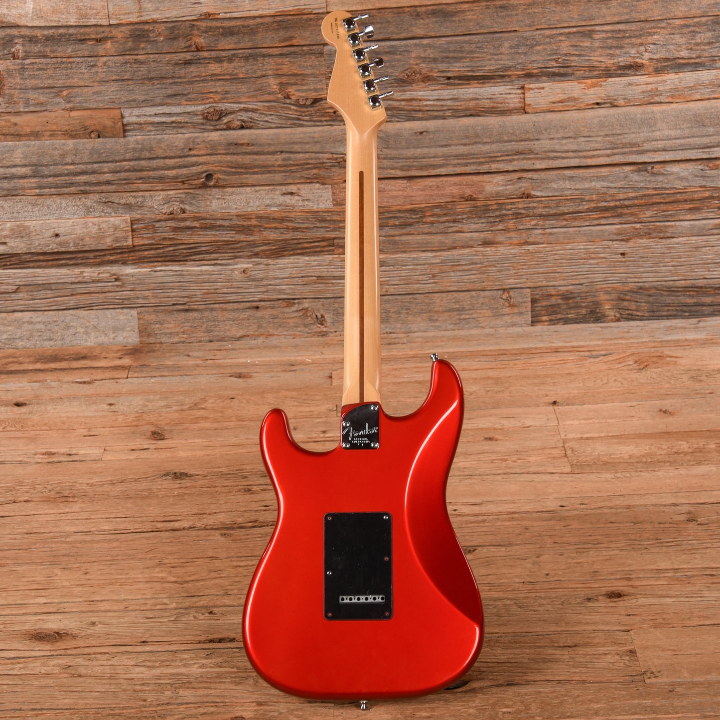 Fender American Deluxe Fat Stratocaster Chrome Red 2002 Electric Guitars / Solid Body