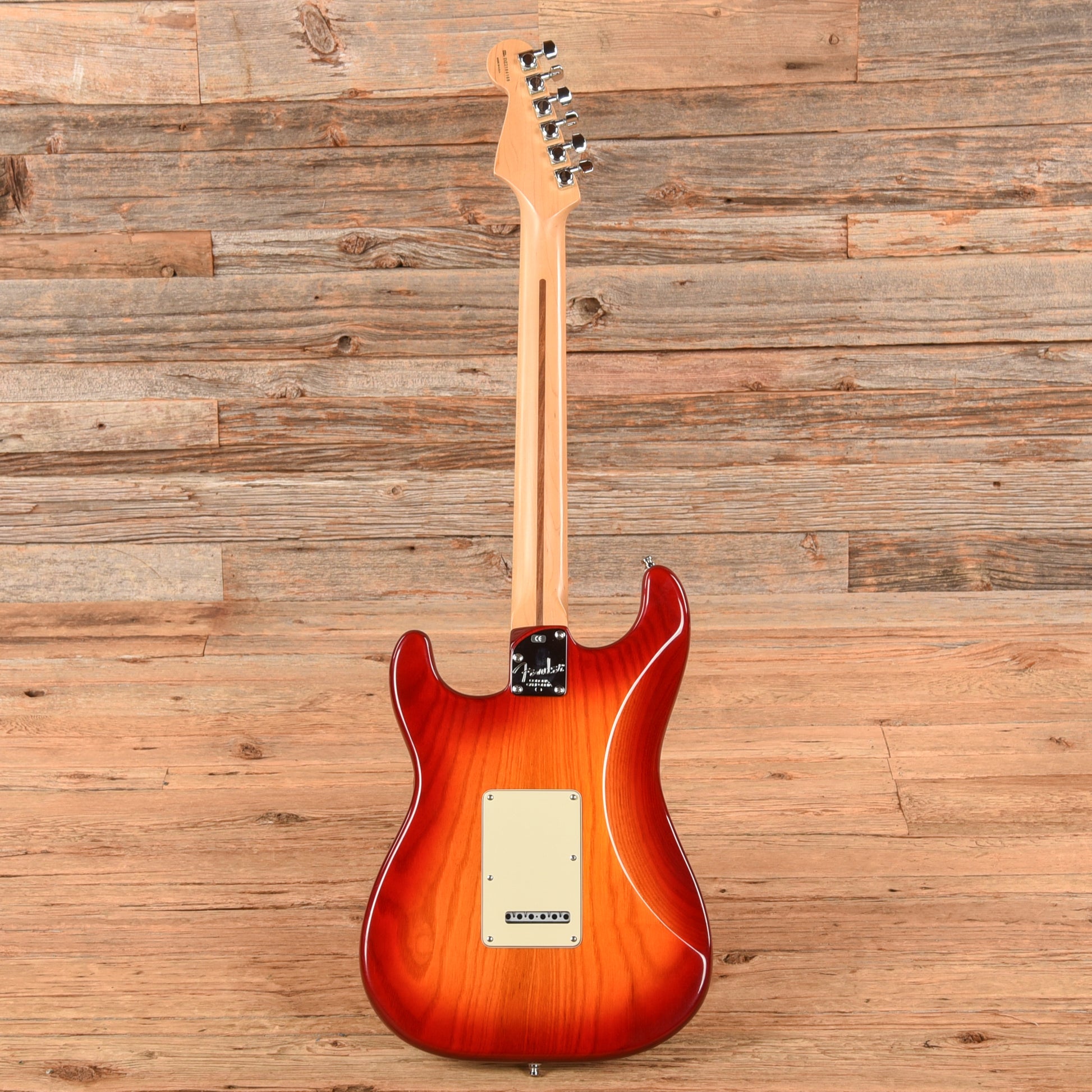 Fender American Deluxe Stratocaster Aged Cherry Burst 2002 Electric Guitars / Solid Body