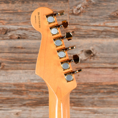 Fender American Deluxe Stratocaster Aged Cherry Burst Electric Guitars / Solid Body