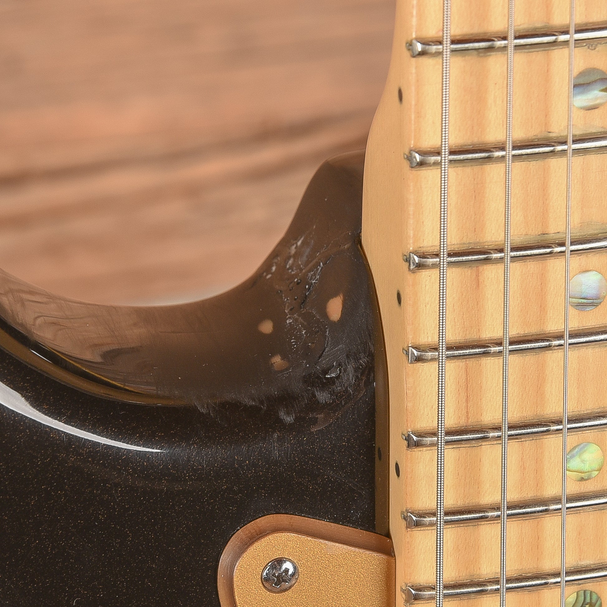 Fender American Deluxe Stratocaster Black 2005 Electric Guitars / Solid Body