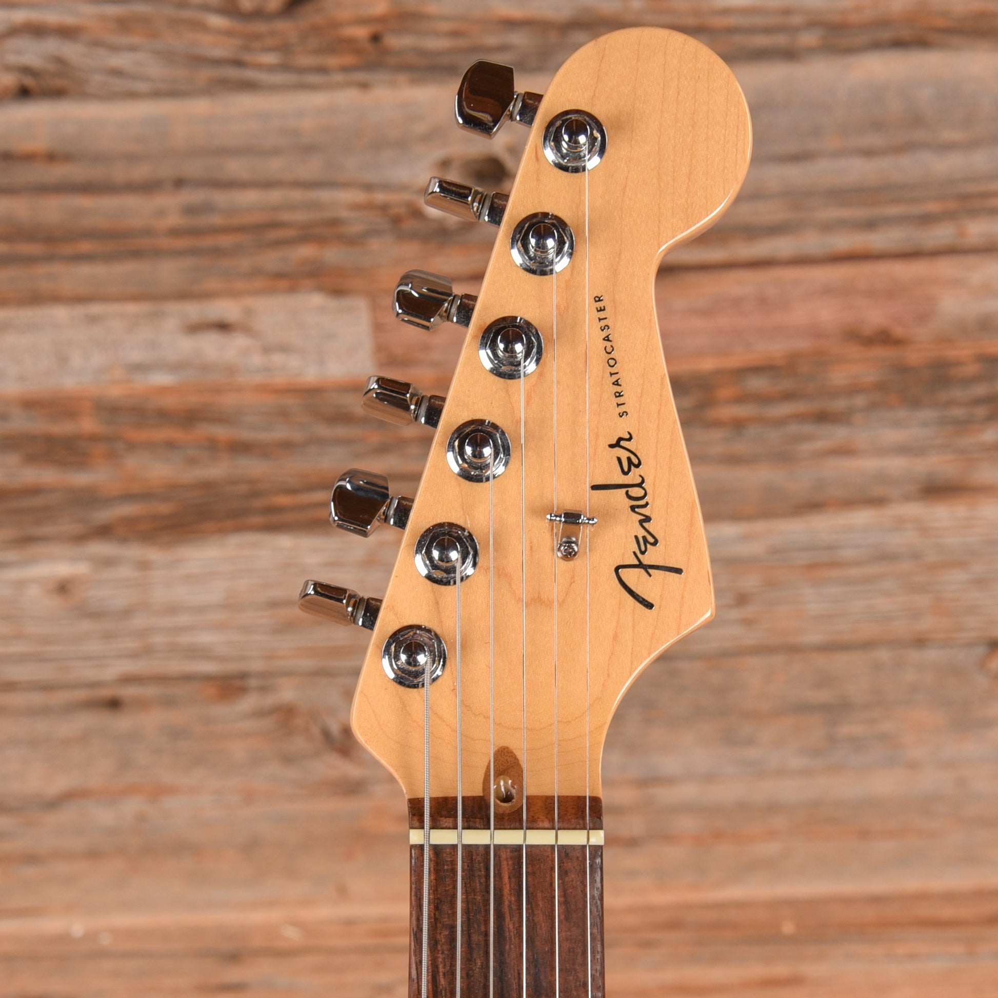Fender American Deluxe Stratocaster Chrome Silver 2004 Electric Guitars / Solid Body