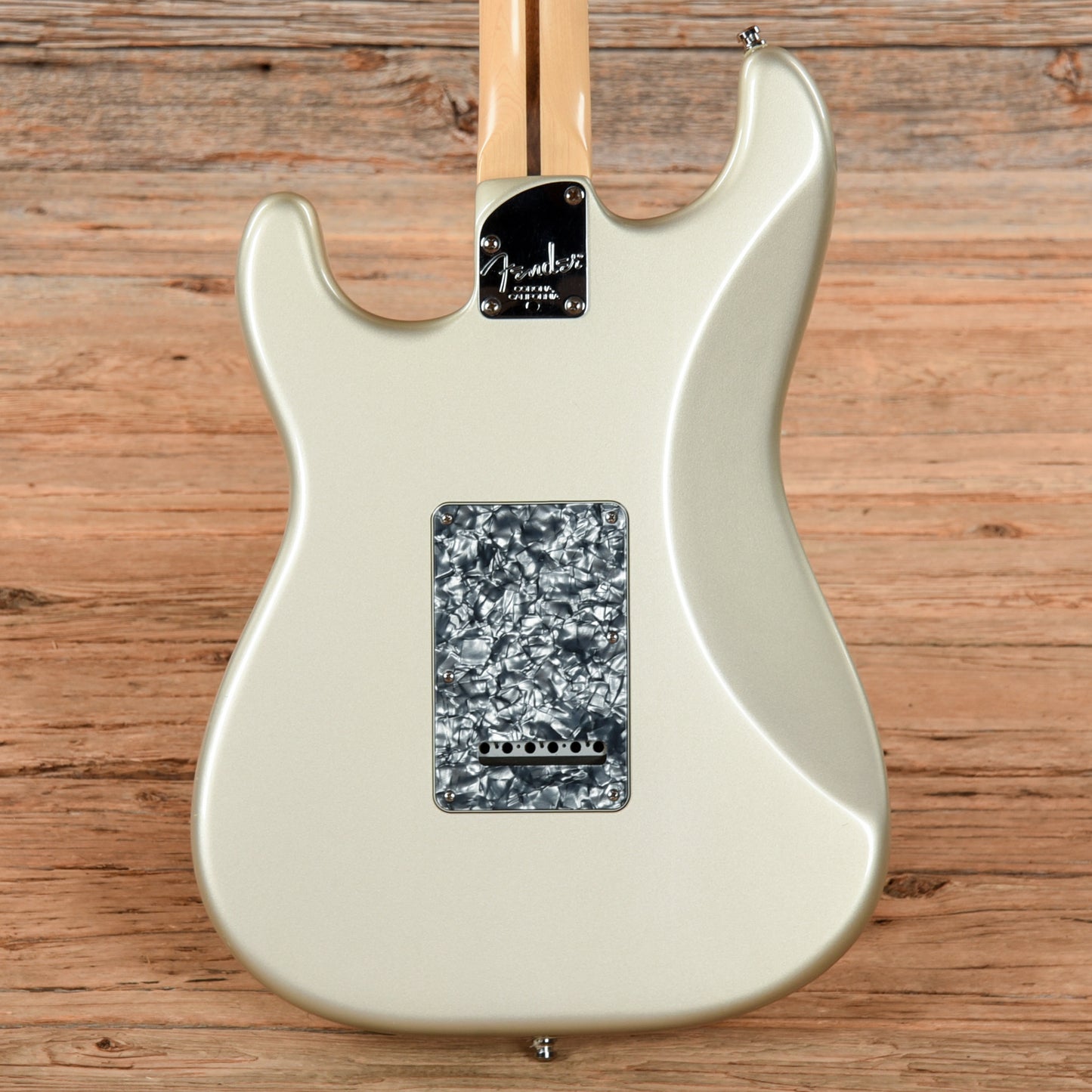 Fender American Deluxe Stratocaster Chrome SIlver 2006 Electric Guitars / Solid Body