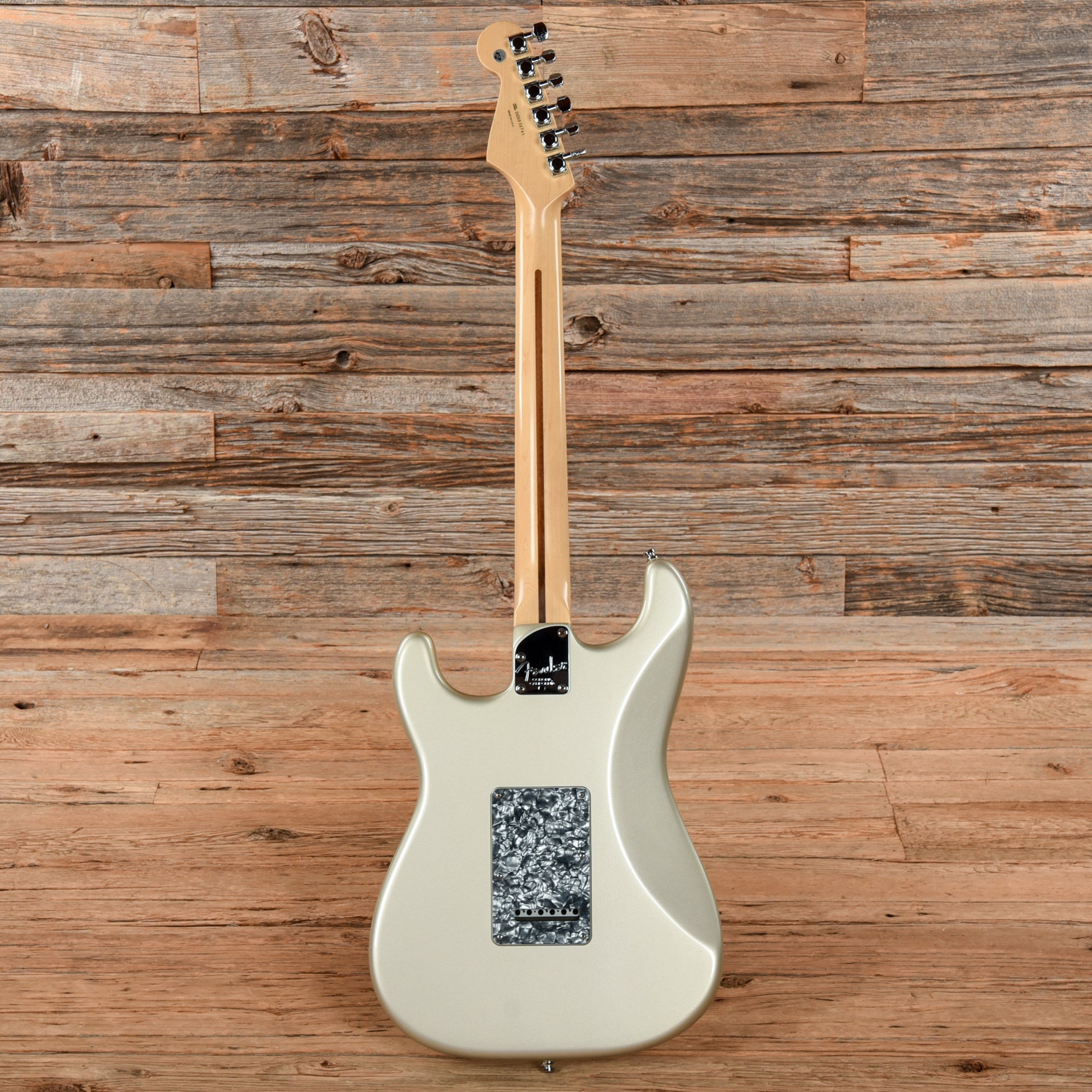 Fender American Deluxe Stratocaster Chrome SIlver 2006 Electric Guitars / Solid Body