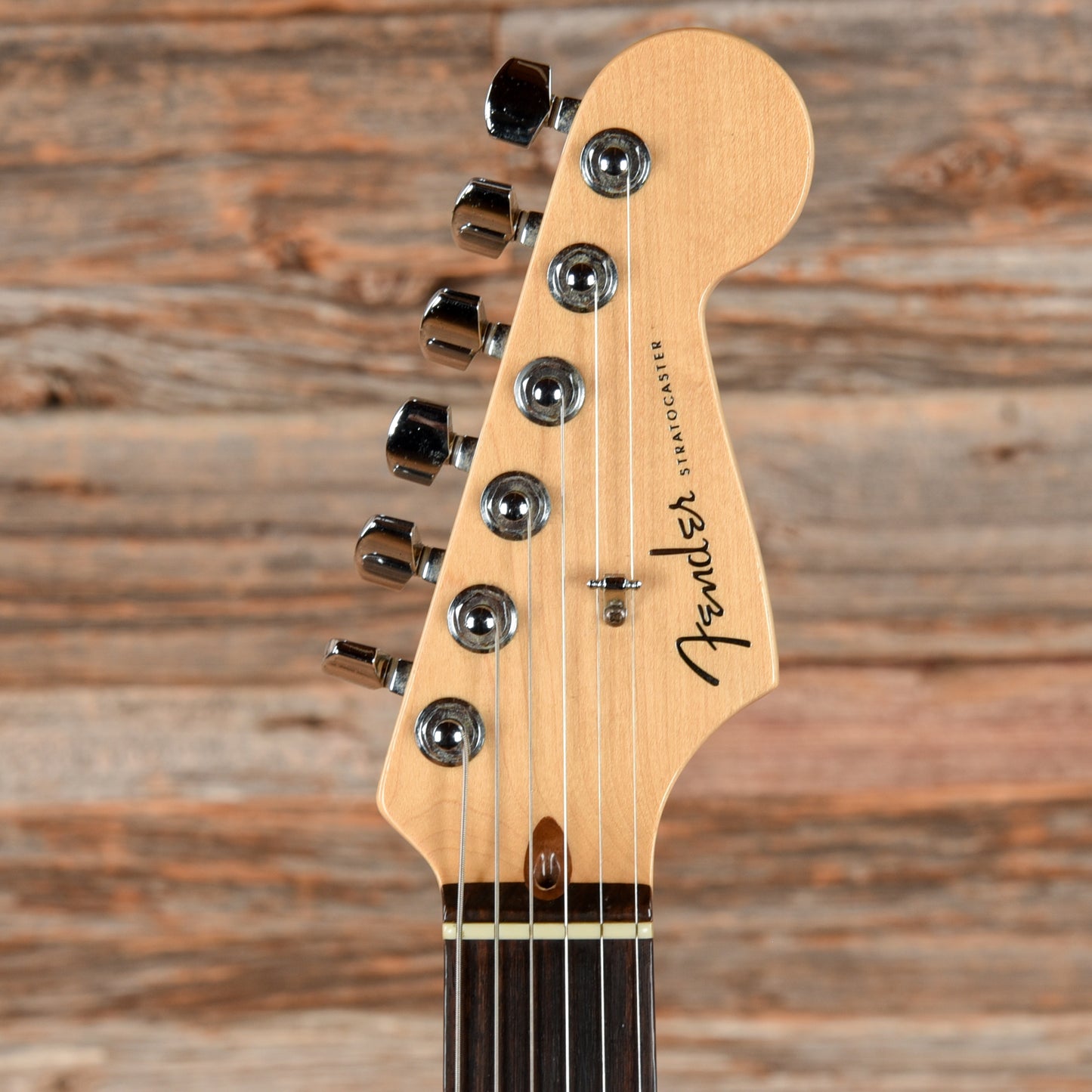 Fender American Deluxe Stratocaster Chrome SIlver 2006 Electric Guitars / Solid Body
