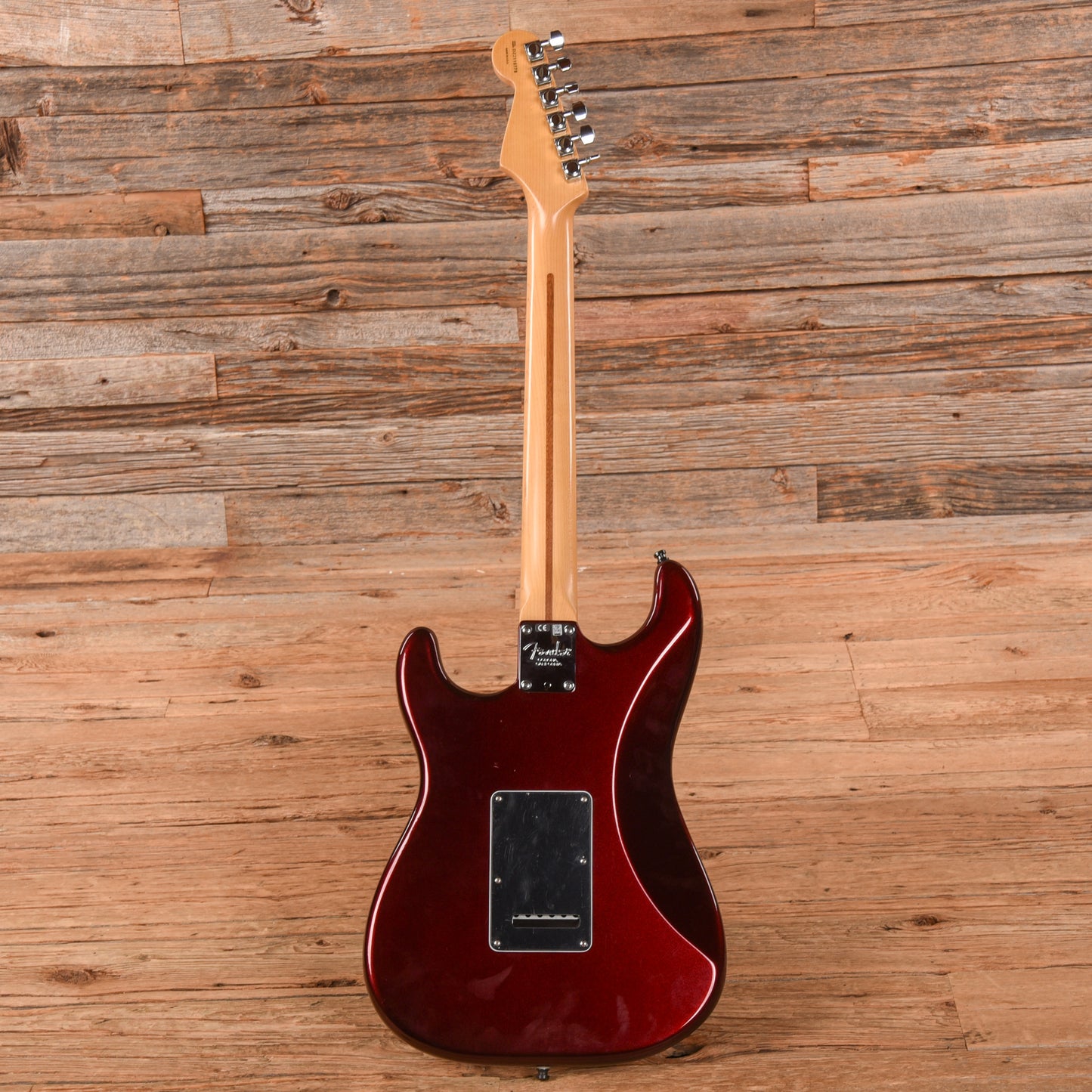 Fender American Deluxe Stratocaster Neck w/American Standard Strat Body Bordeaux Metallic Bordeaux Metallic 2002 Electric Guitars / Solid Body