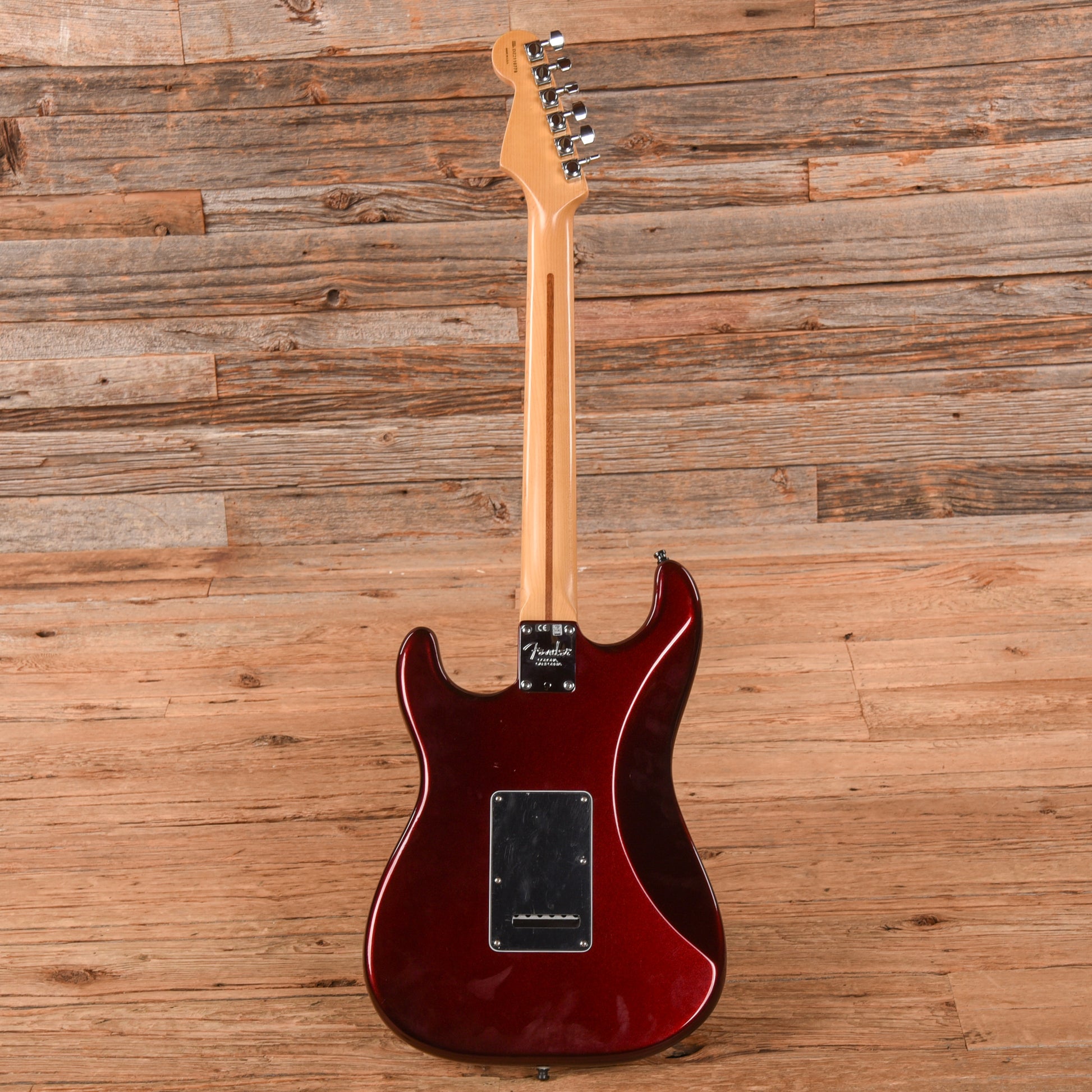 Fender American Deluxe Stratocaster Neck w/American Standard Strat Body Bordeaux Metallic Bordeaux Metallic 2002 Electric Guitars / Solid Body