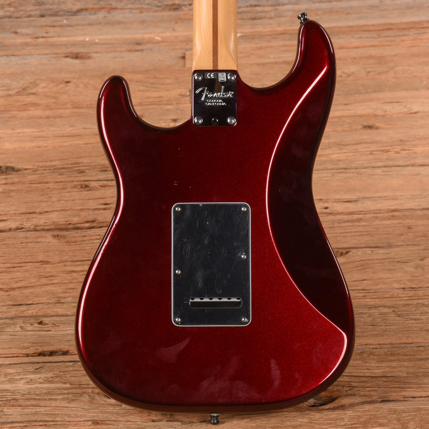Fender American Deluxe Stratocaster Neck w/American Standard Strat Body Bordeaux Metallic Bordeaux Metallic 2002 Electric Guitars / Solid Body