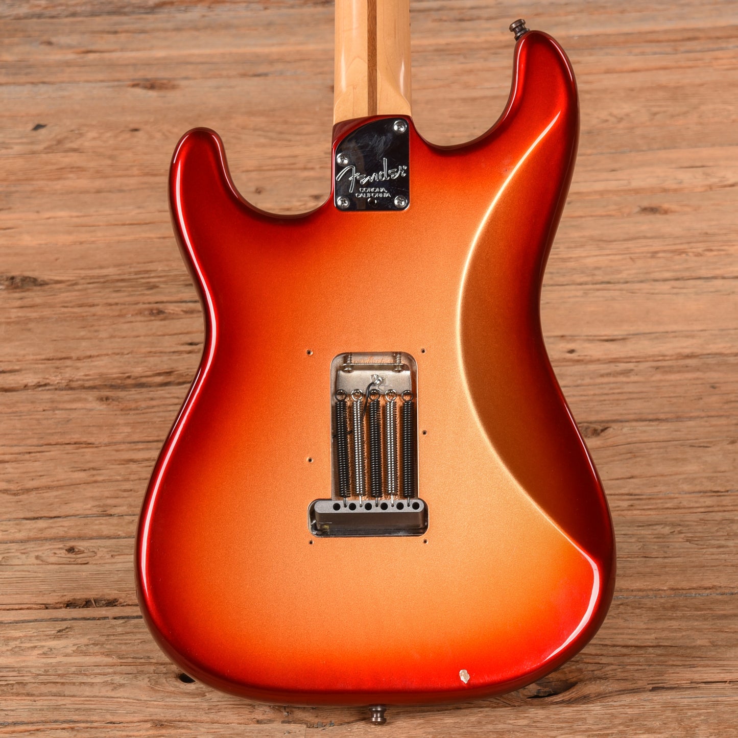 Fender American Deluxe Stratocaster Sunset Metallic 2011 Electric Guitars / Solid Body