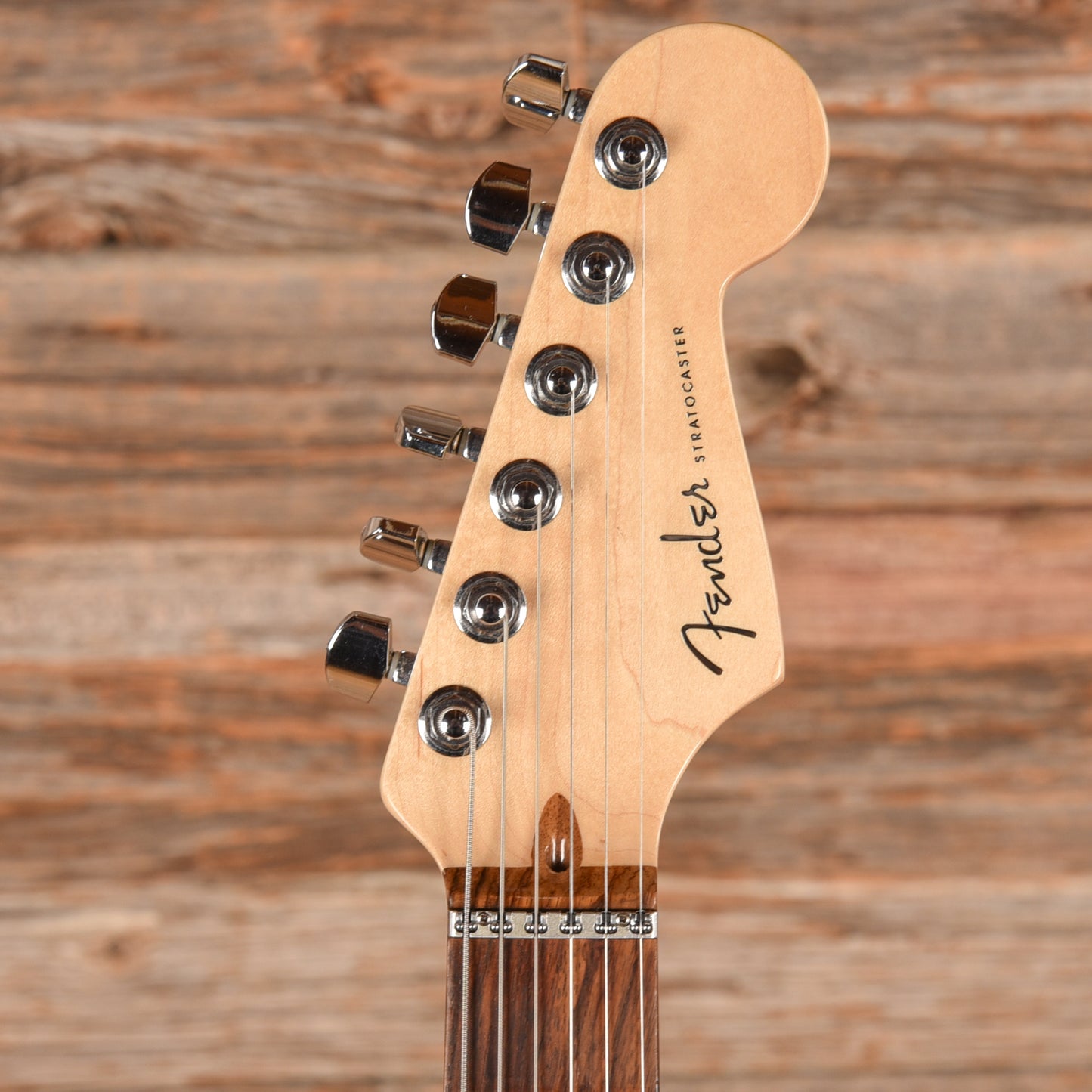 Fender American Deluxe Stratocaster Sunset Metallic Electric Guitars / Solid Body