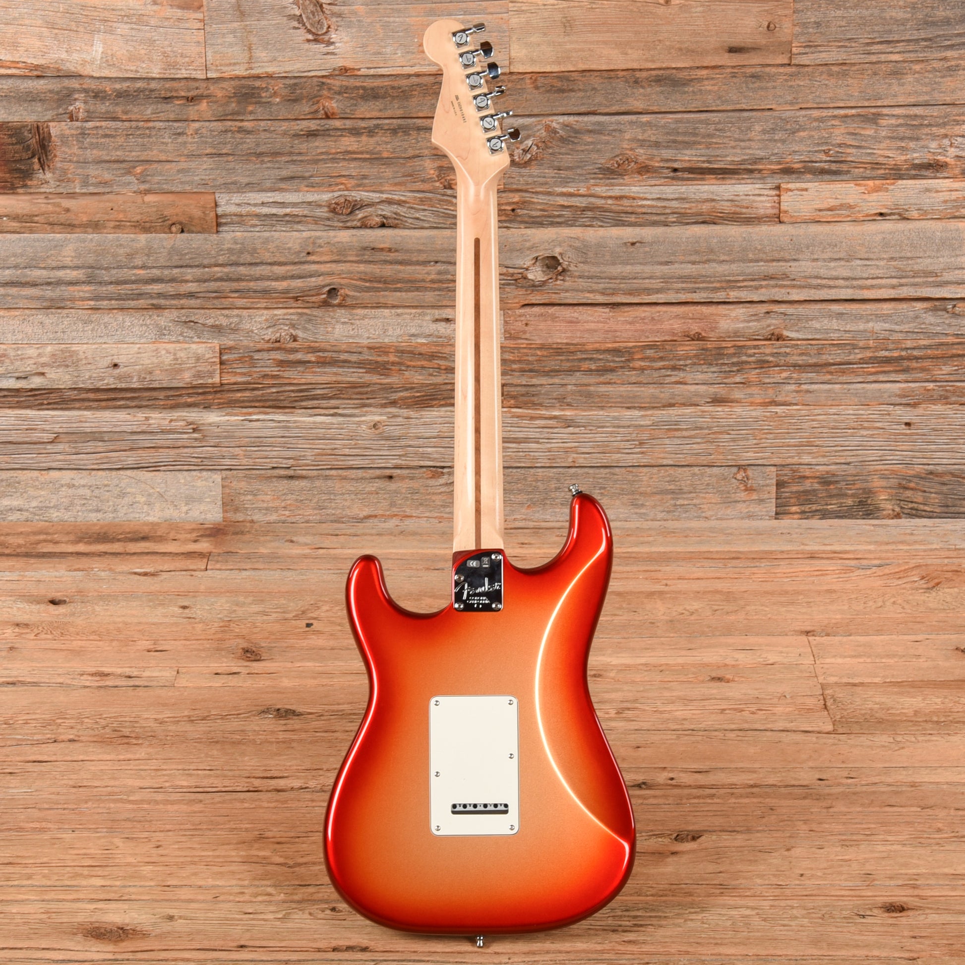 Fender American Deluxe Stratocaster Sunset Metallic Electric Guitars / Solid Body